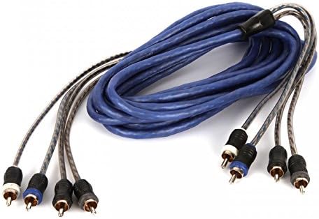 NVX XKIT44 Audio 100% Copper 4 Gauge Car Amplifier Install Kit w/ 4-Channel RCA, Up to 1000 Watts RMS