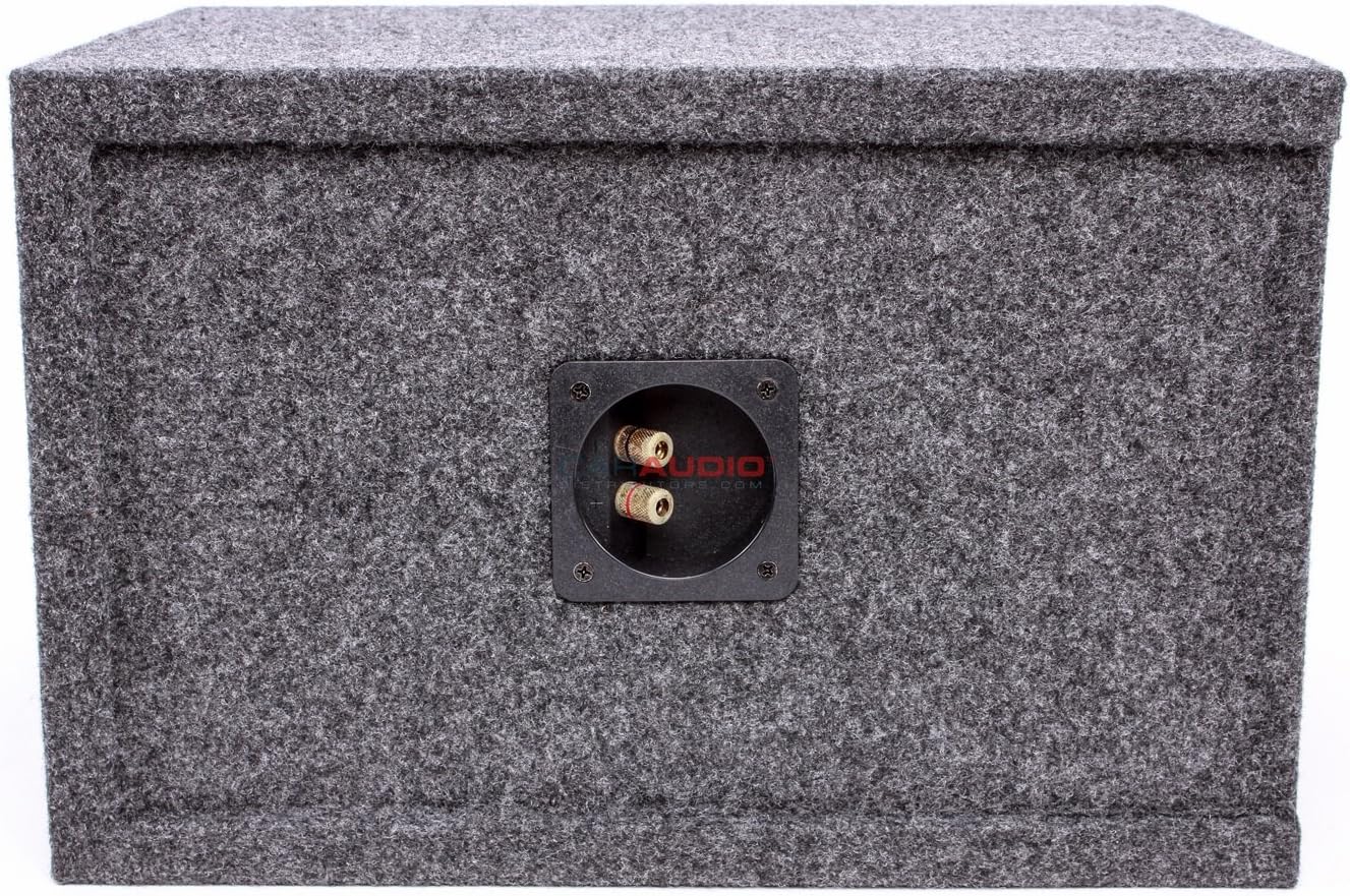 Car Audio Single 8" SPL Bass Subwoofer Labyrinth Vent Sub Box Stereo Enclosure Pack of 2