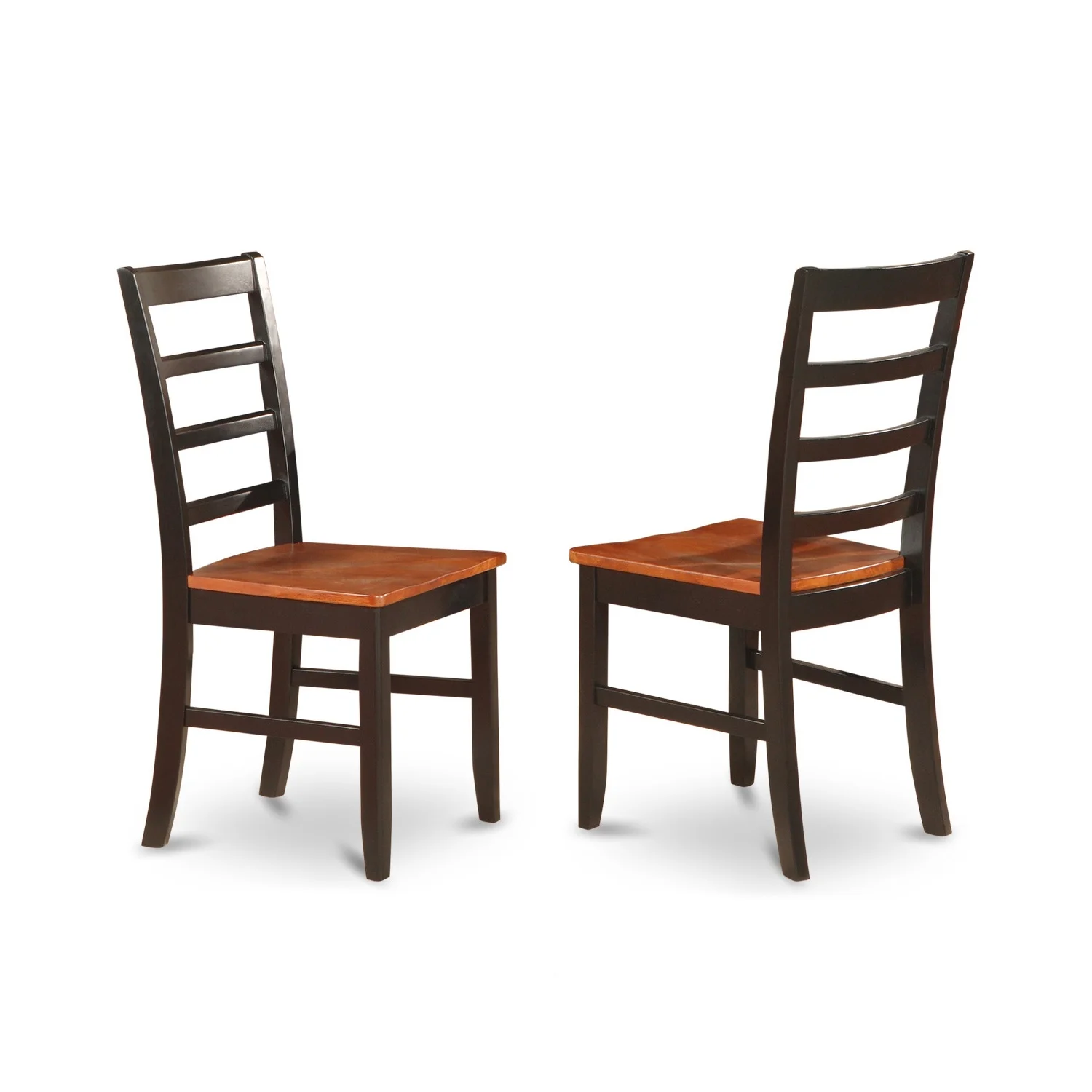Dining Room Set-Square Dining Table With Leaf And 8 Dining Chairs-Finish:Black & Cherry,Number of Items:9,Shape:Square,Style:Wood Seat