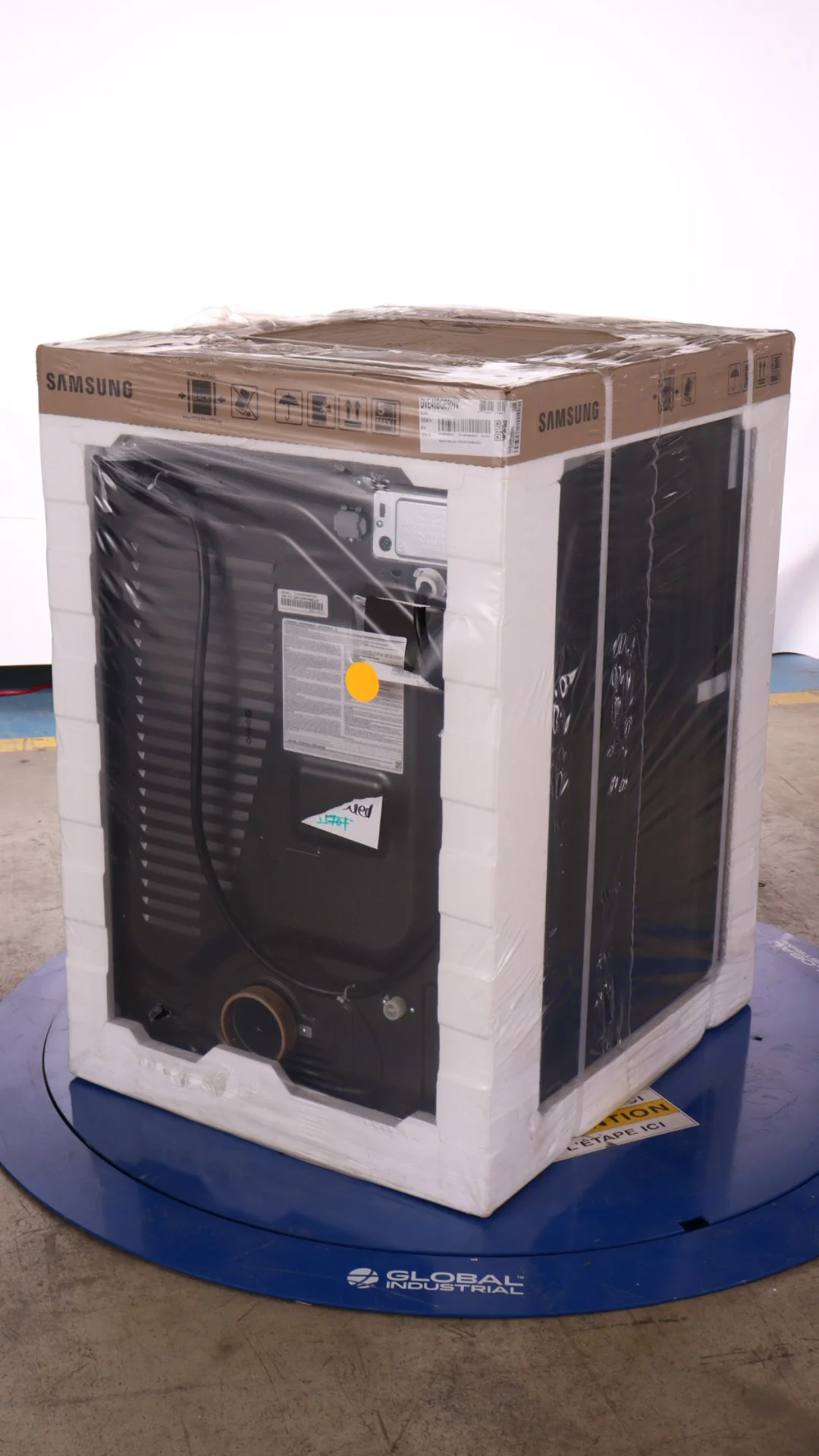 Samsung Reversible Side Swing Door Stackable Electric Dryer - DVE51CG8005VAC