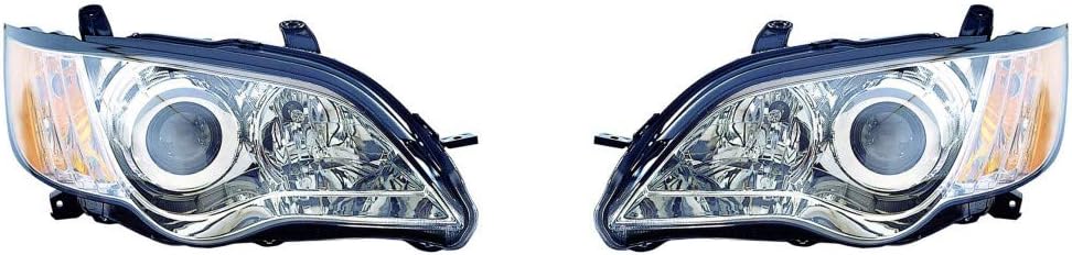 For Subaru Legacy Headlight Assembly 2008 2009 Pair Driver and Passenger Side For SU2502130 | 84001AG51B