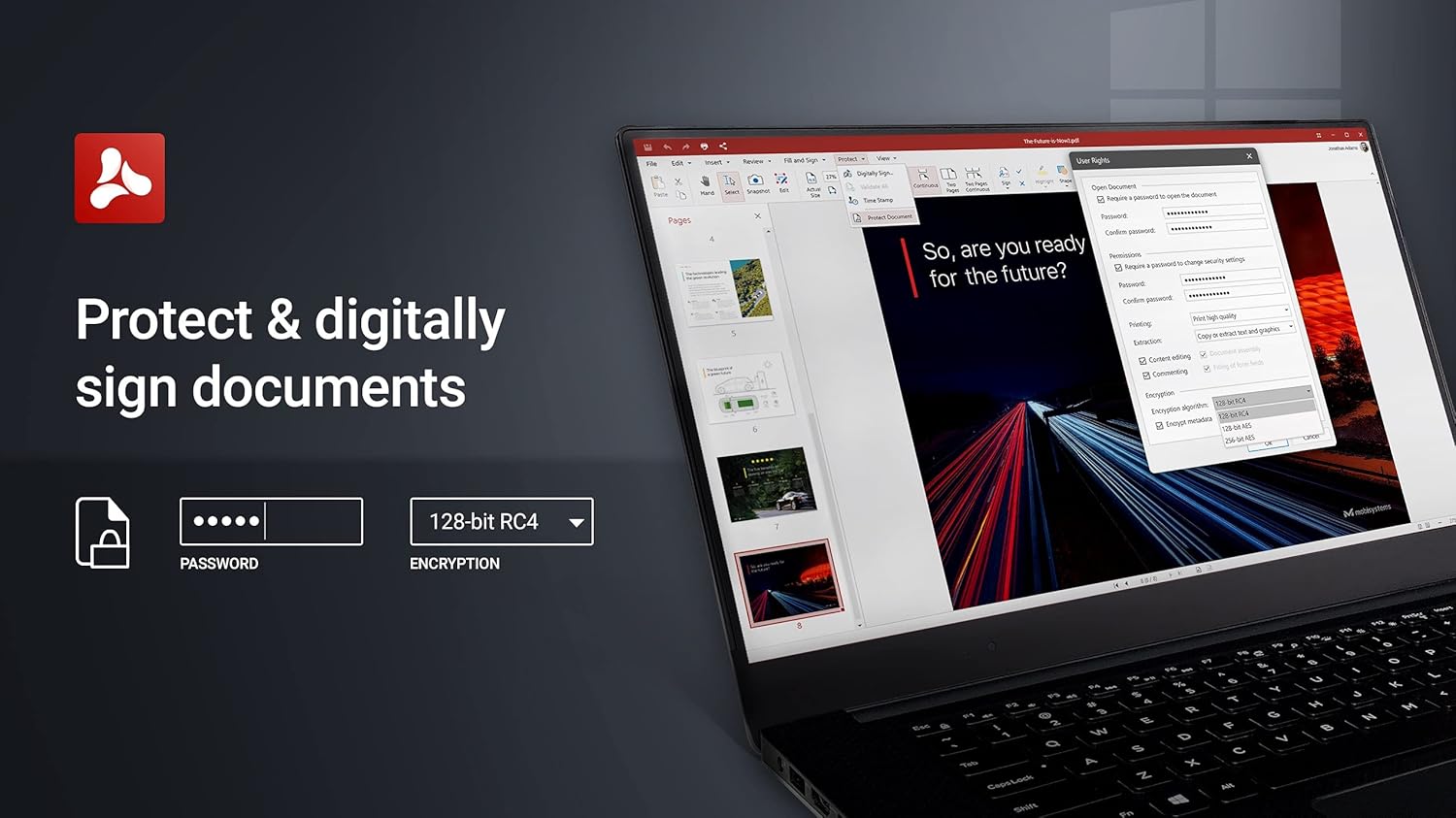 PDF Extra 2021 | Pro PDF Editor & Converter | Lifetime License to Edit, Convert, Fill & Sign, Protect, Annotate and Organize PDFs [PC Online code]