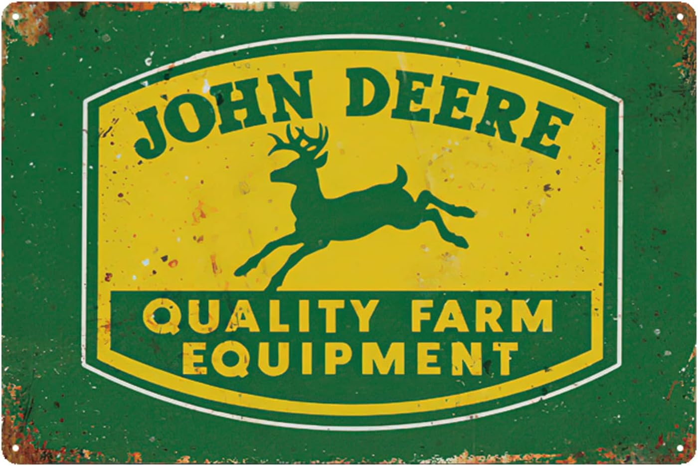 Quality Farm Equipment Tin Sign, Retro Art Metal Signs, Wall Decoration for Garage Cafe Bar Man Cave 8x12inch