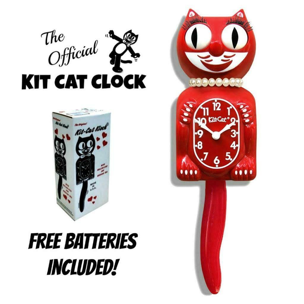 Kit Cat Klock Limited Edition Lady (Scarlet Red)