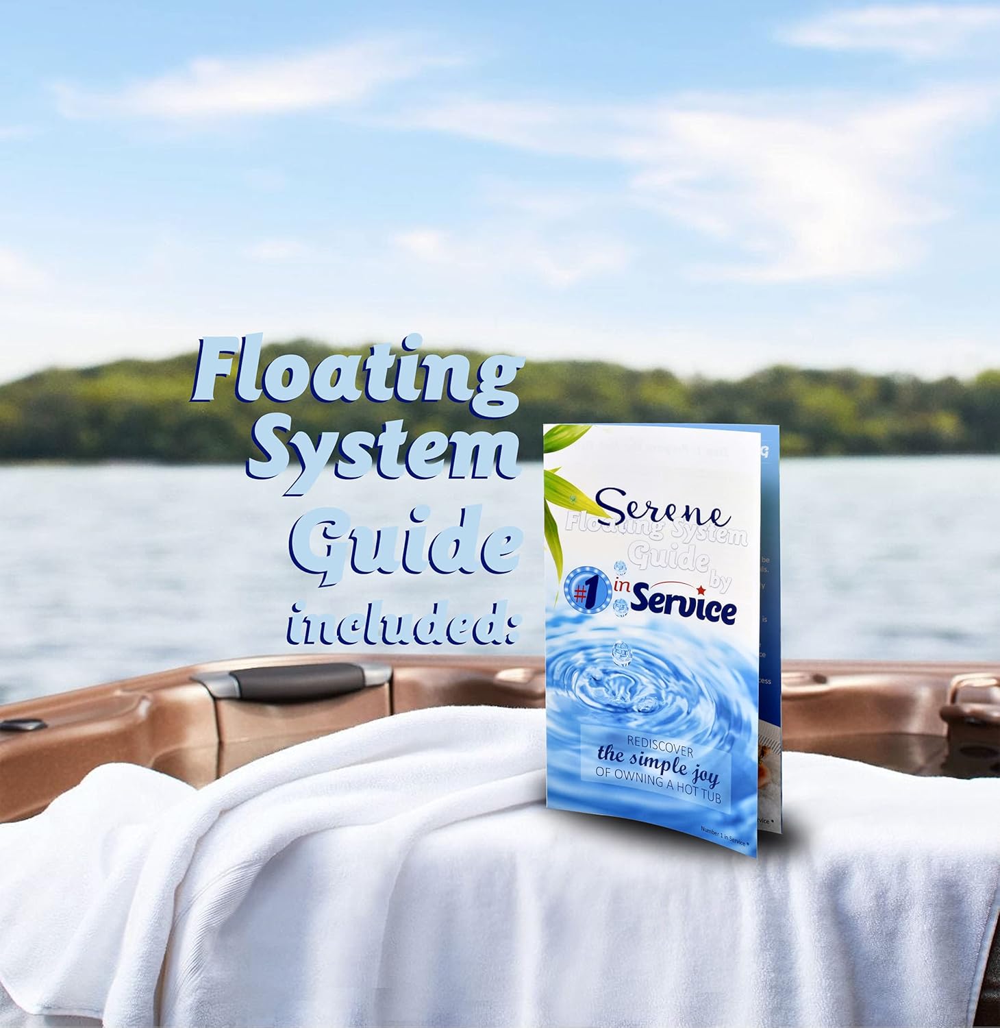 Spa Frog Serene Cartridge for Hot Tub 2 Mineral Cartridge for Floating Sanitizing System and Hot Tub Water Balance Guide