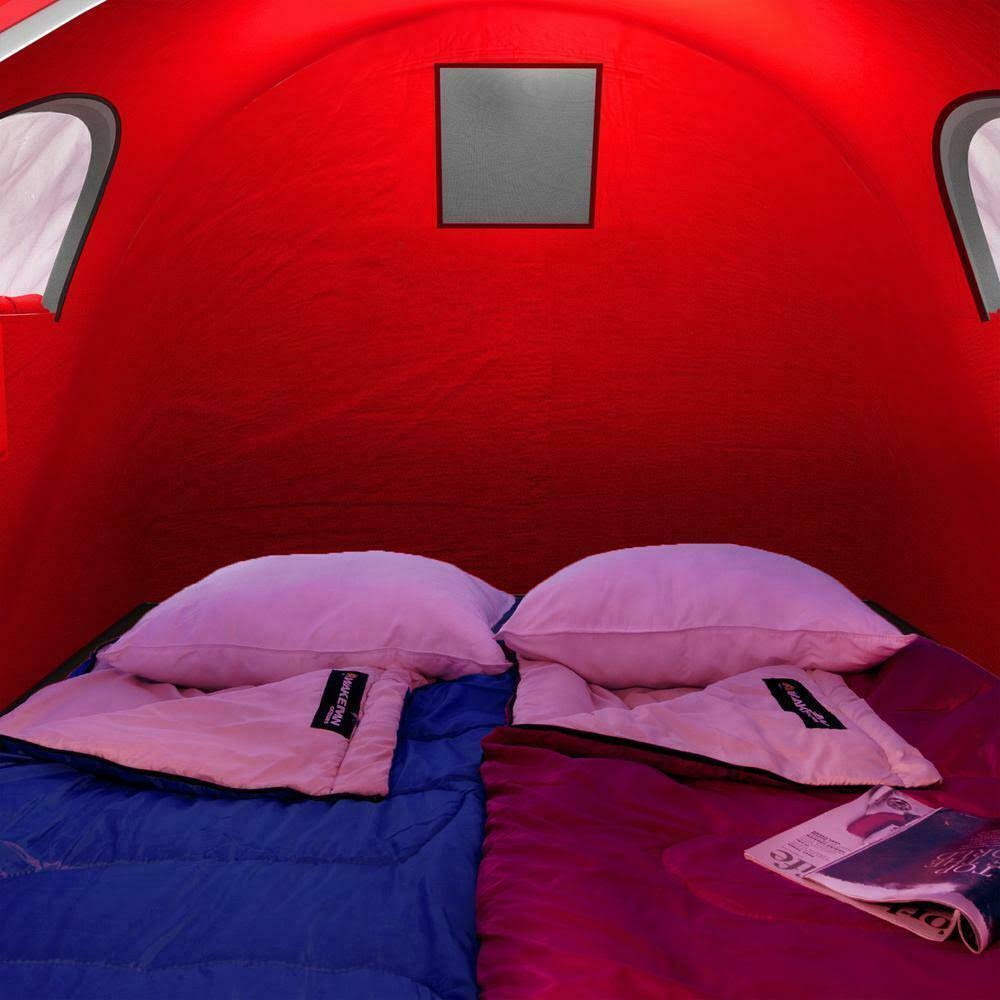 Wakeman Outdoors 2-Person Red Pop-Up Tent with Carry Bag