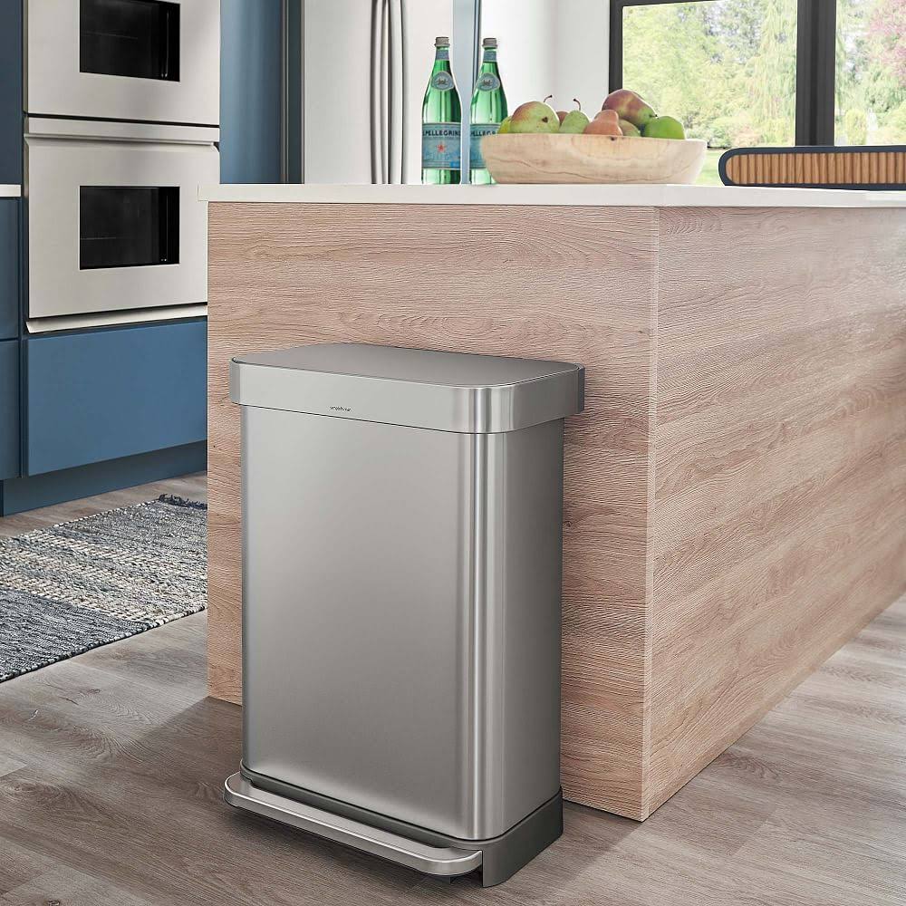 simplehuman Liner Rim Step Can, Large