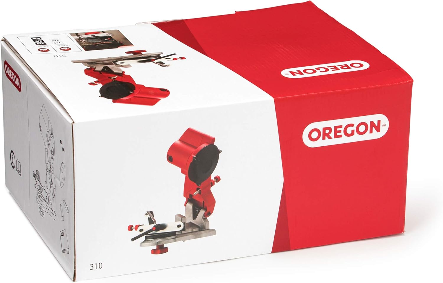 Oregon Compact 120-Volt Mini Bench Grinder, Universal Saw Chain Sharpener, for All Chainsaw Chains (310-120) Pack of 2