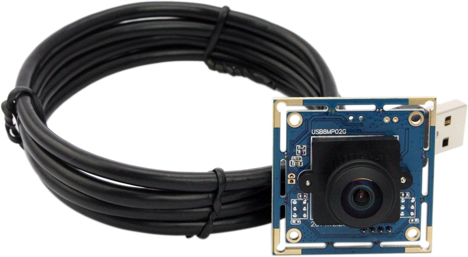 ELP 170degree fisheye Lens 8MP Camera Module with USB Port for HD high Resolution Video Image View