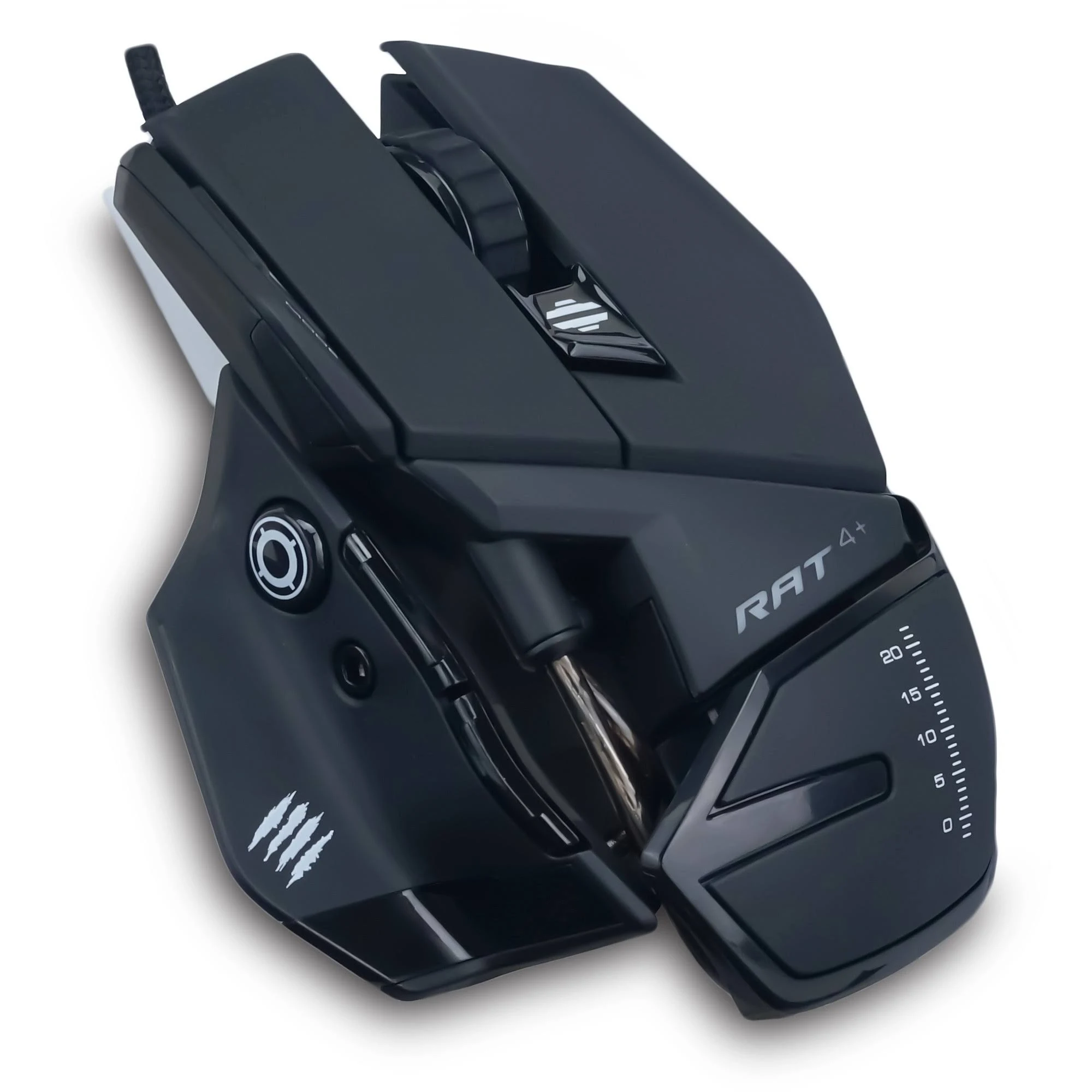 Mad Catz The Authentic R.A.T. 4+ Optical Gaming Mouse, Black