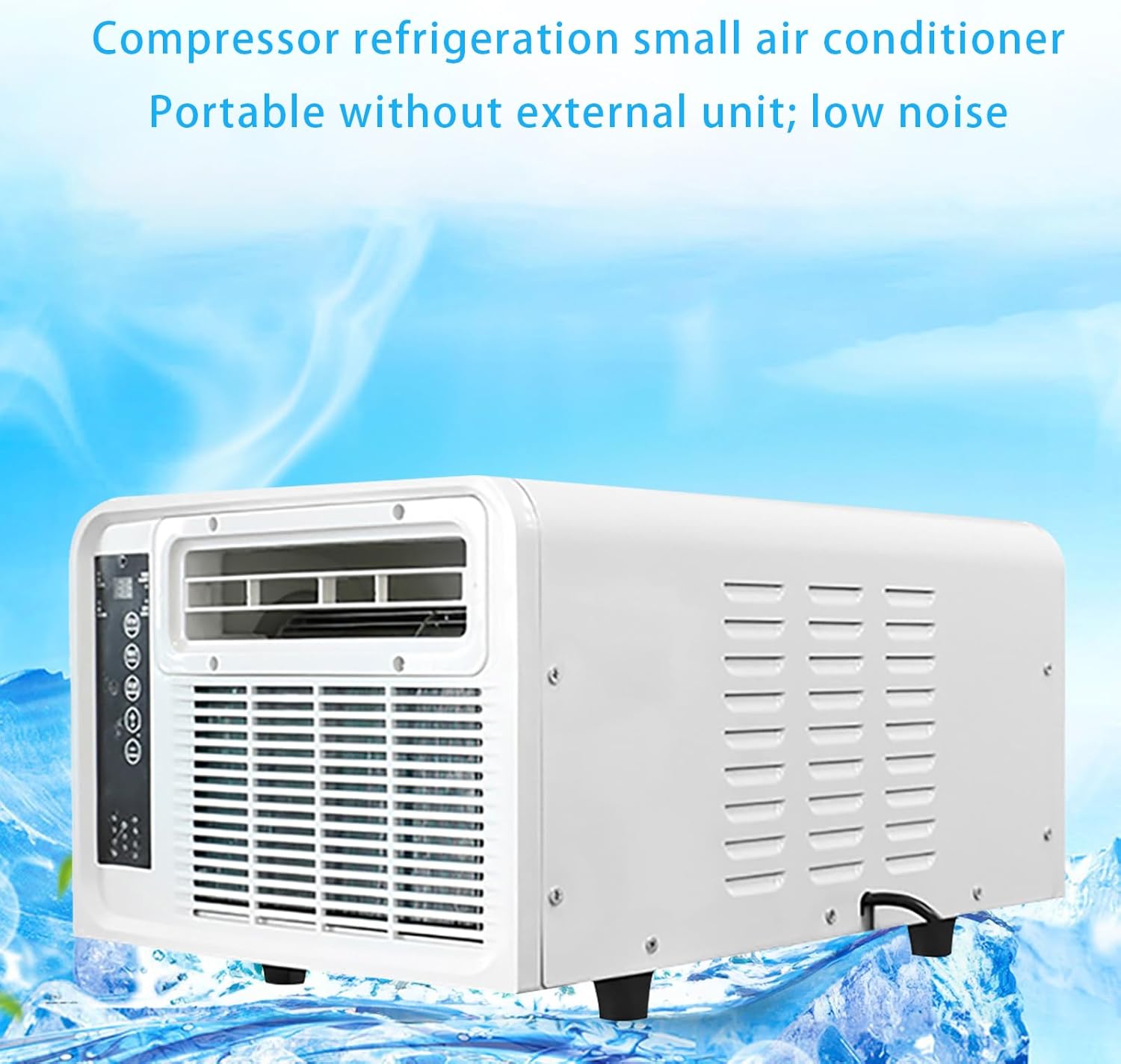 Portable Air Conditioner, with Dehumidification Effect and Fast Cooling Function, Remote Control 280w Power Consumption 2500BTU Mini Mobile Air Conditioner, Suitable for Outdoor Tent, Car Camping