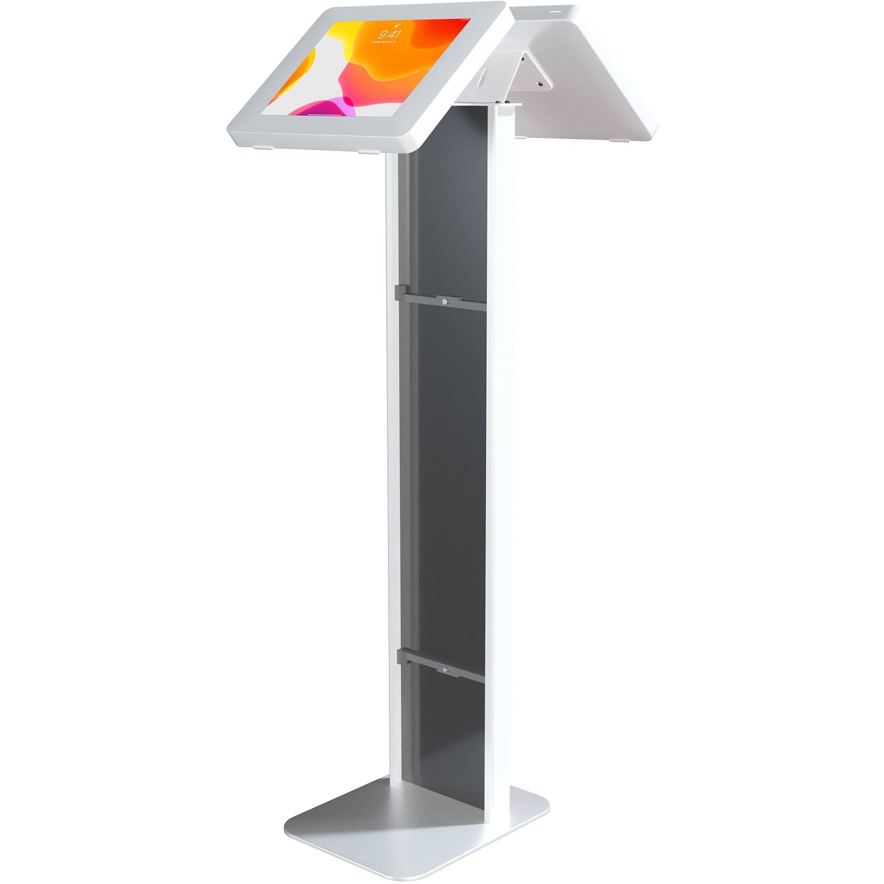 CTA Premium - Dual Enclosure Kiosk with Graphic Card Slot - Stand for 2 tablets
