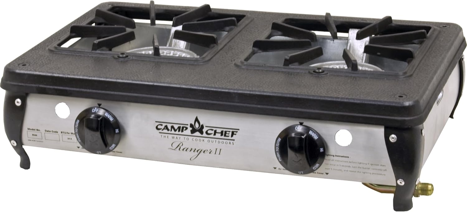 Camp Chef Ranger II Table Top Stove - Portable Gas Stove for Outdoor & Camping Gear