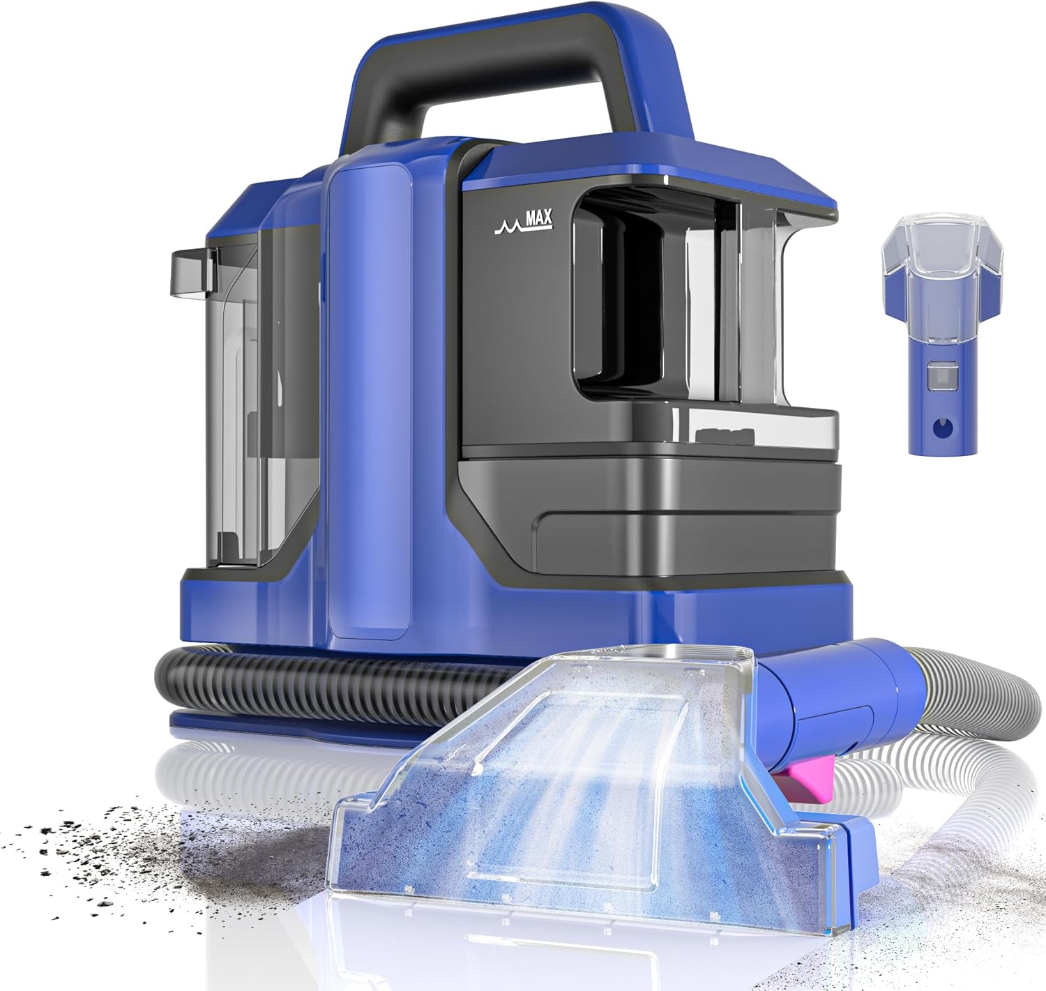 Carpet Cleaner Machine Upgraded,18Kpa 3 in1 Portable Upholstery Machine,500W Couch Cleaner with Tough Stain Tool&Wide Path Tool, Upholstery Deep Cleaner for Furniture, Pet Stain, Car,16.4ft Cord