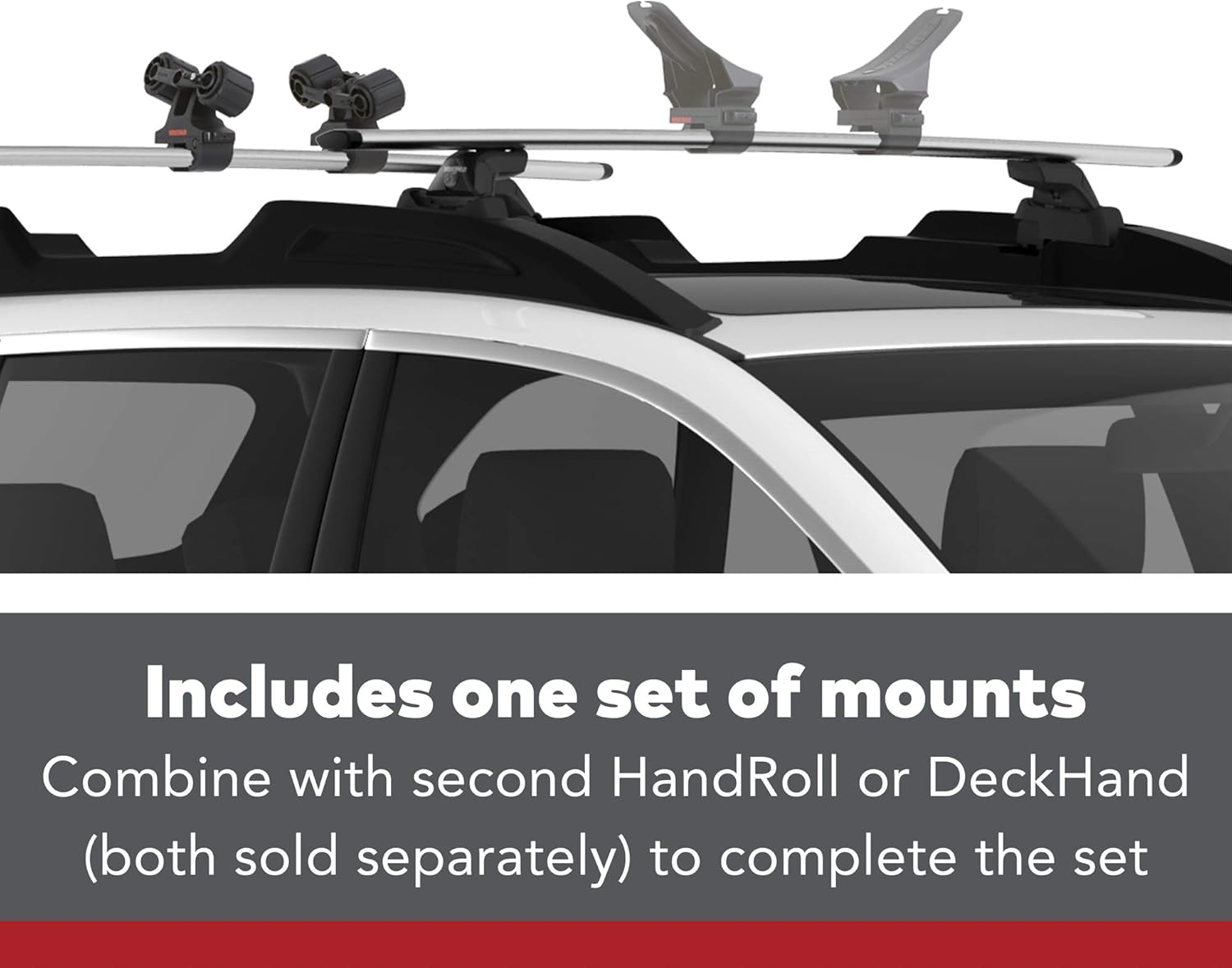 Yakima - HandRoll Rooftop Mounted Kayak Rack for Vehicles, One Set of Mounts