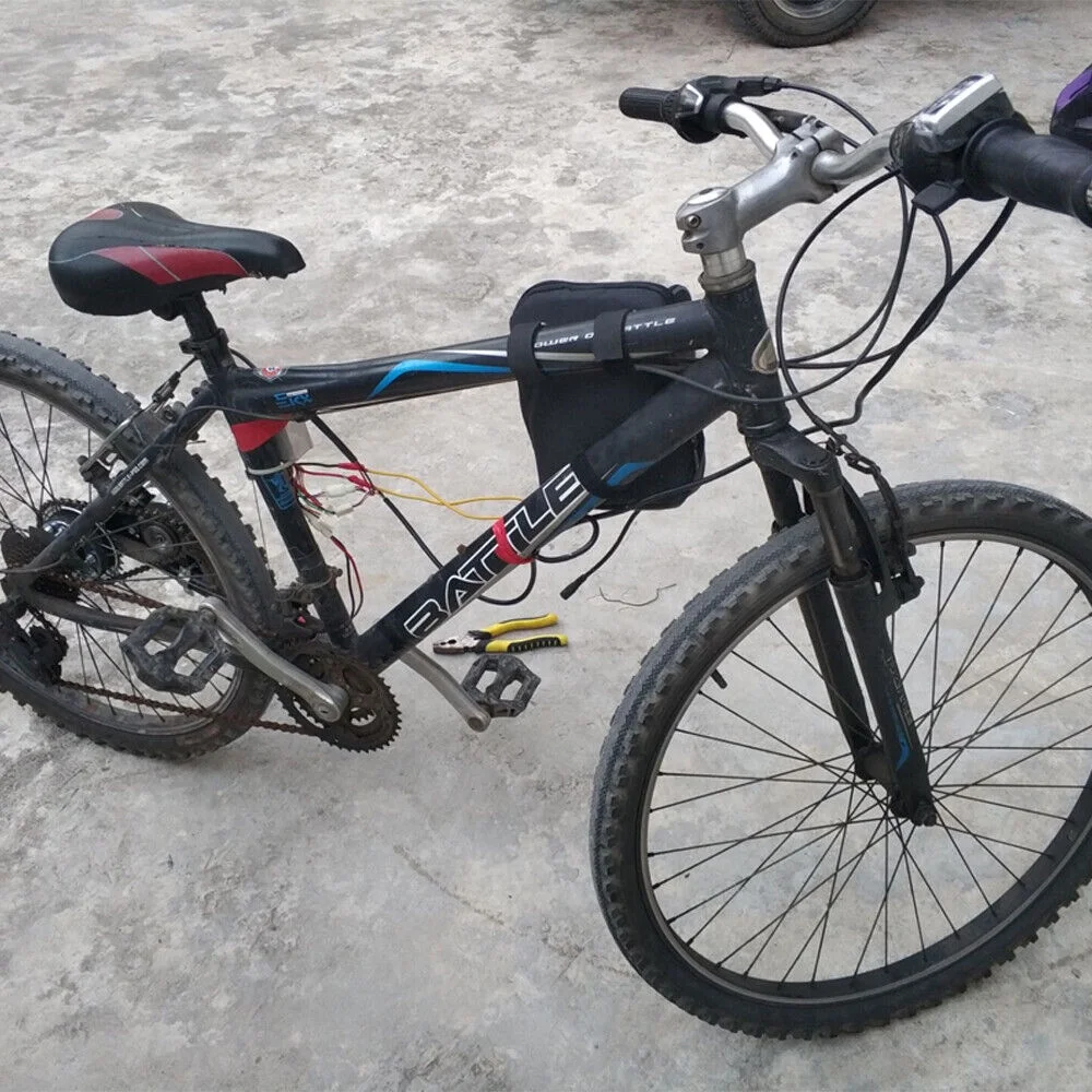 DENEST 24V 250W Electric Bicycle Conversion Kit Left Chain Drive Custom with Freewheel