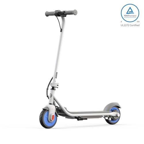 Segway Ninebot eKickScooter - Electric Scooter for Kids 6-14, w/t Adjustable Handlebar Height (Only C2 Pro) for Riders up to 132 lbs, Includes New Cruise Mode, UL-2272 Certified