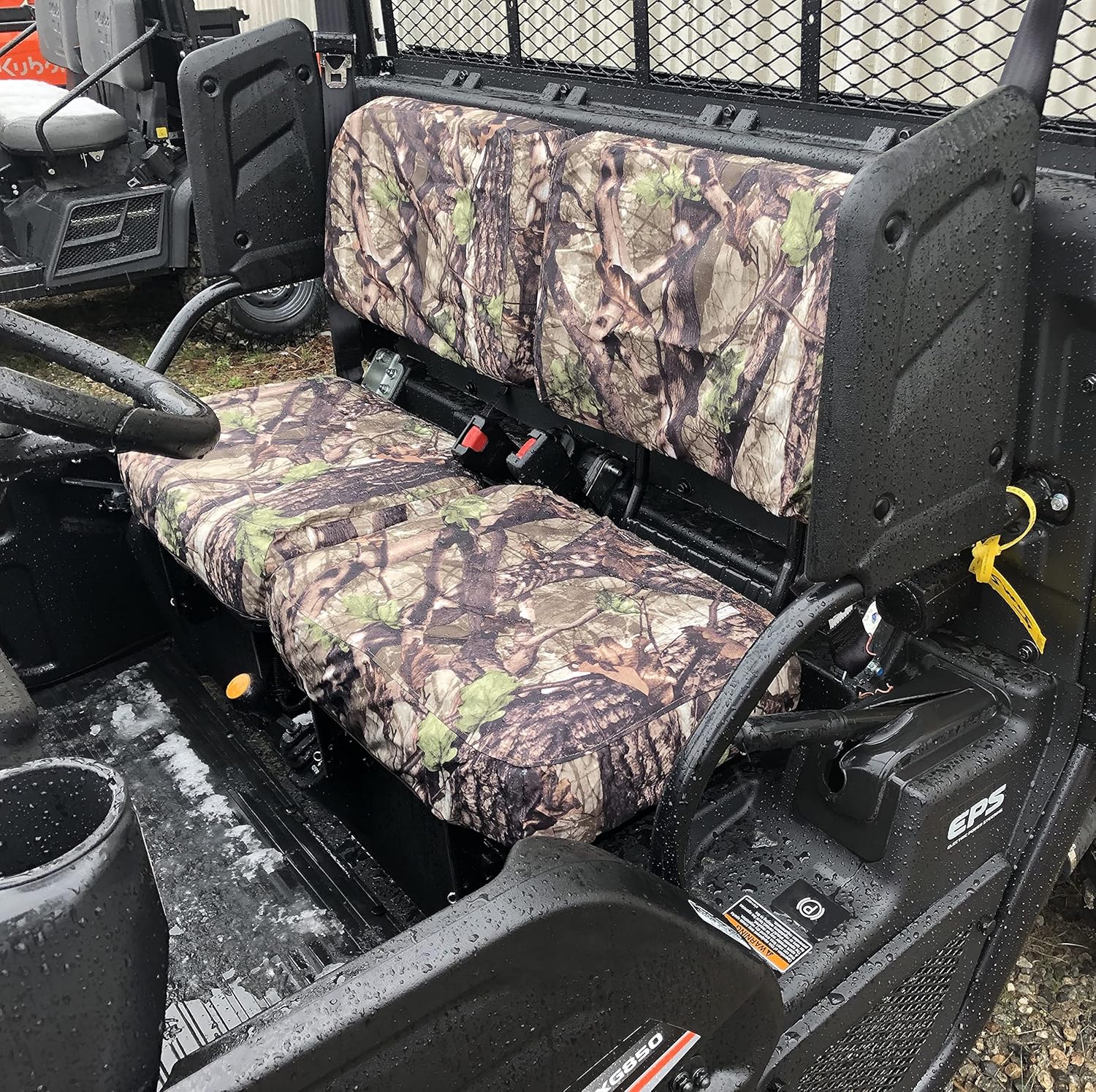 Durafit Seat Covers, for Kubota RTV X900, RTV X1100, RTV X1120D and 1140, Sidekick RTV XG850 New Models Seat Covers KU19 (X7 Gray Twill) Pack of 2