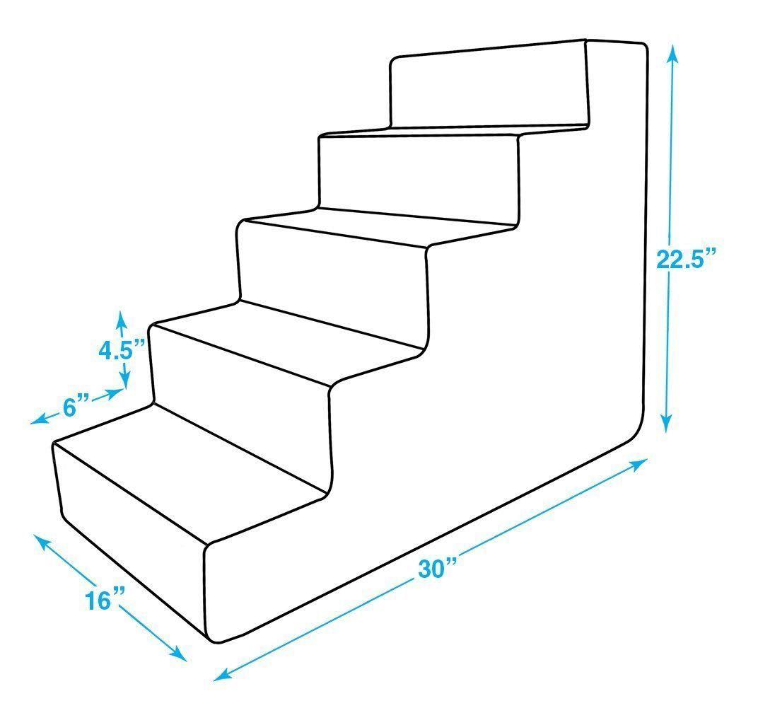 CertiPUR-US Certified Foam Pet Steps/stairs for Dogs u0026 Cats by Best Pet Supplies