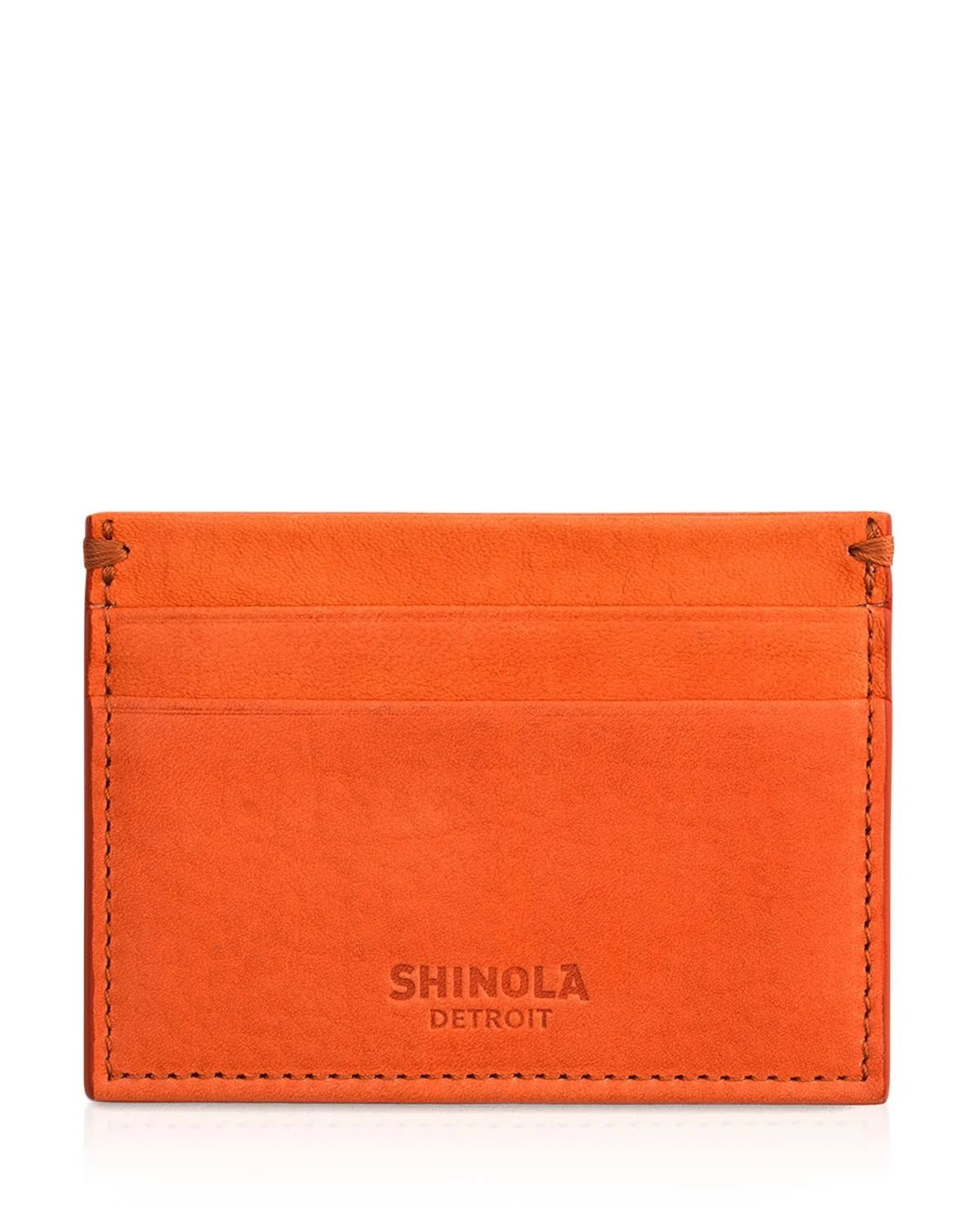 Shinola Five-Pocket Leather Card Case, Bourbon, Men&s
