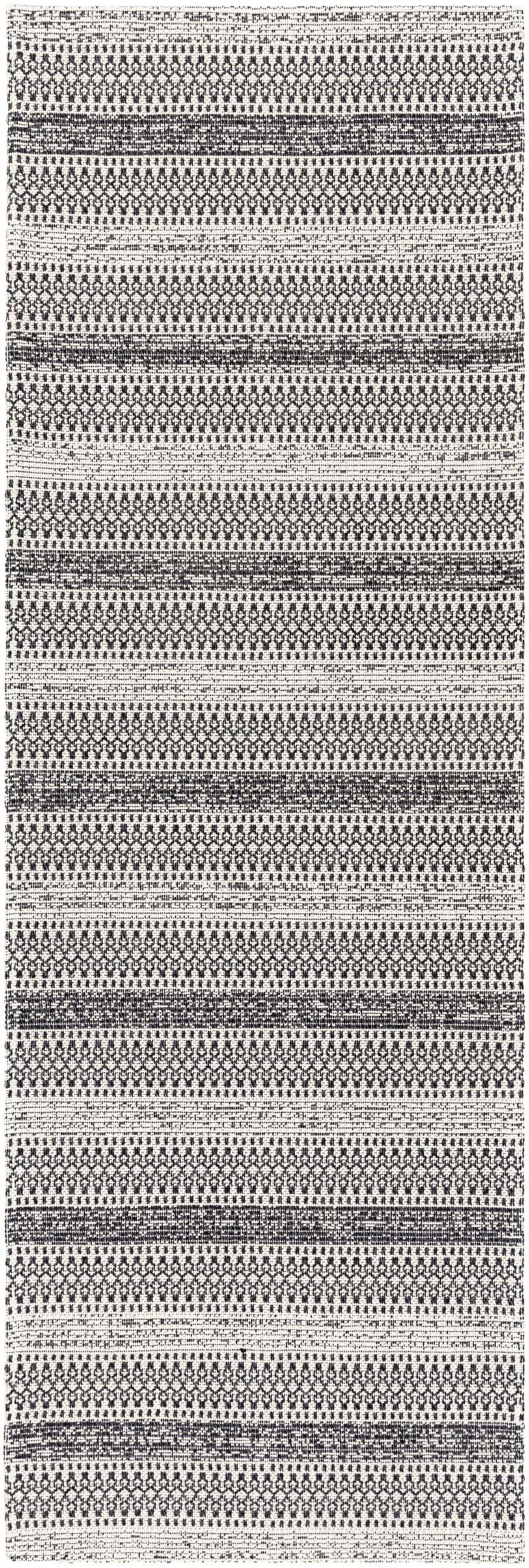 Mark&Day Area Rugs, 2x7 Stone Global Black Runner Area Rug (2'7" x 7'3")