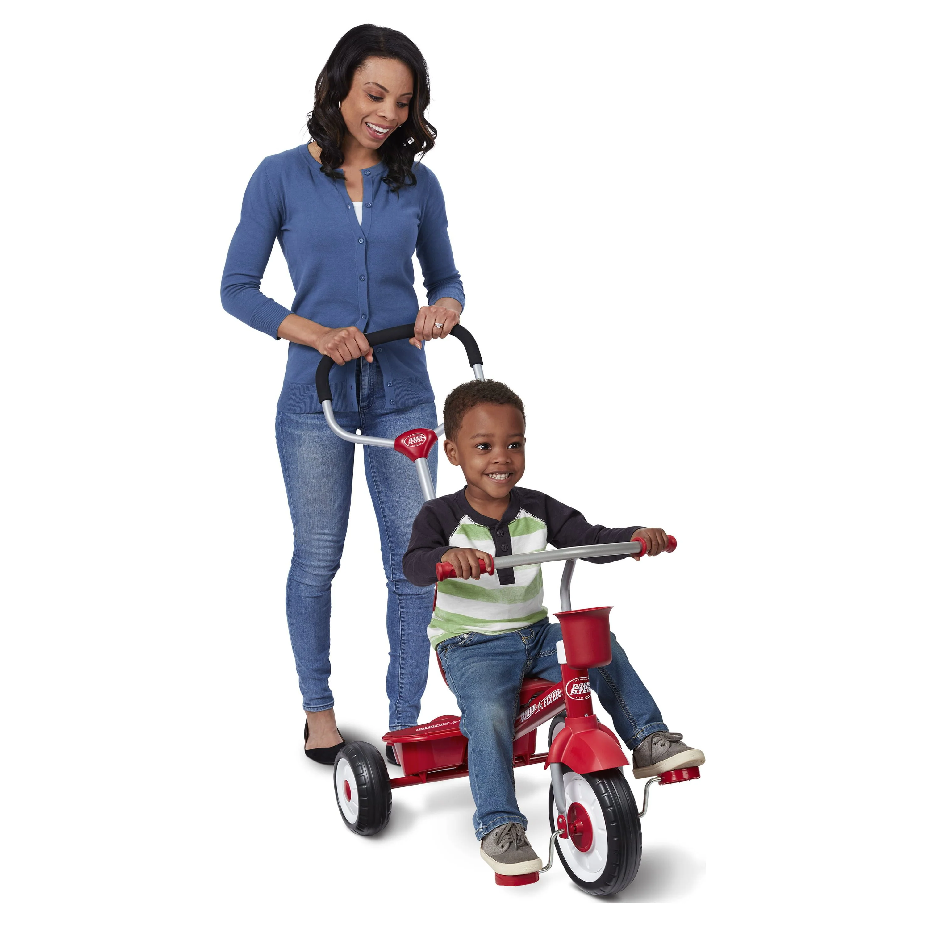 Radio Flyer, 4-in-1 Stroll 'n Trike, Grows with Child, Red