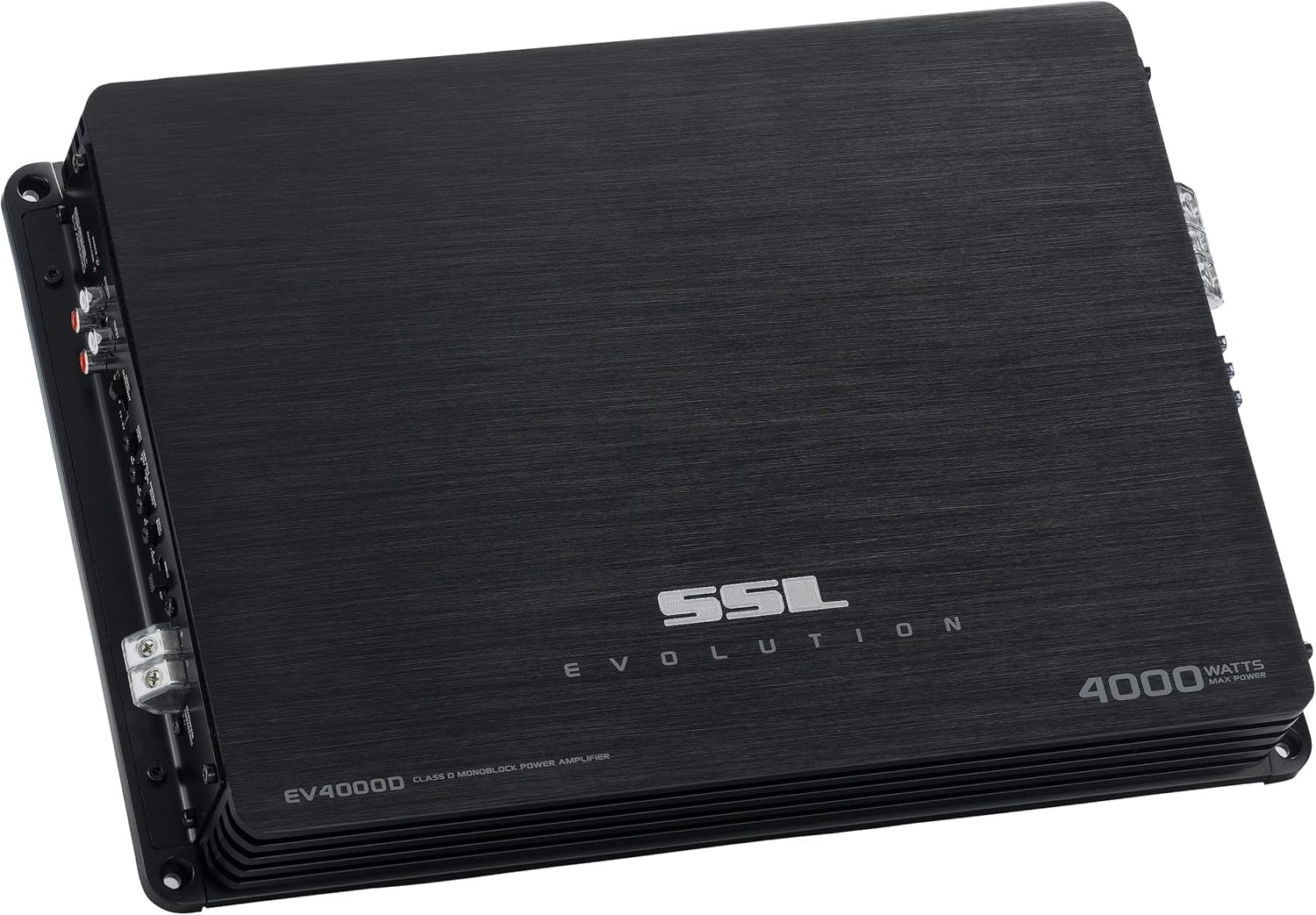 Sound Storm EV2500M Evolution 2500 Watt, 2 Ohm Stable Class A/B, Monoblock, MOSFET Car Amplifier with Remote Subwoofer Control