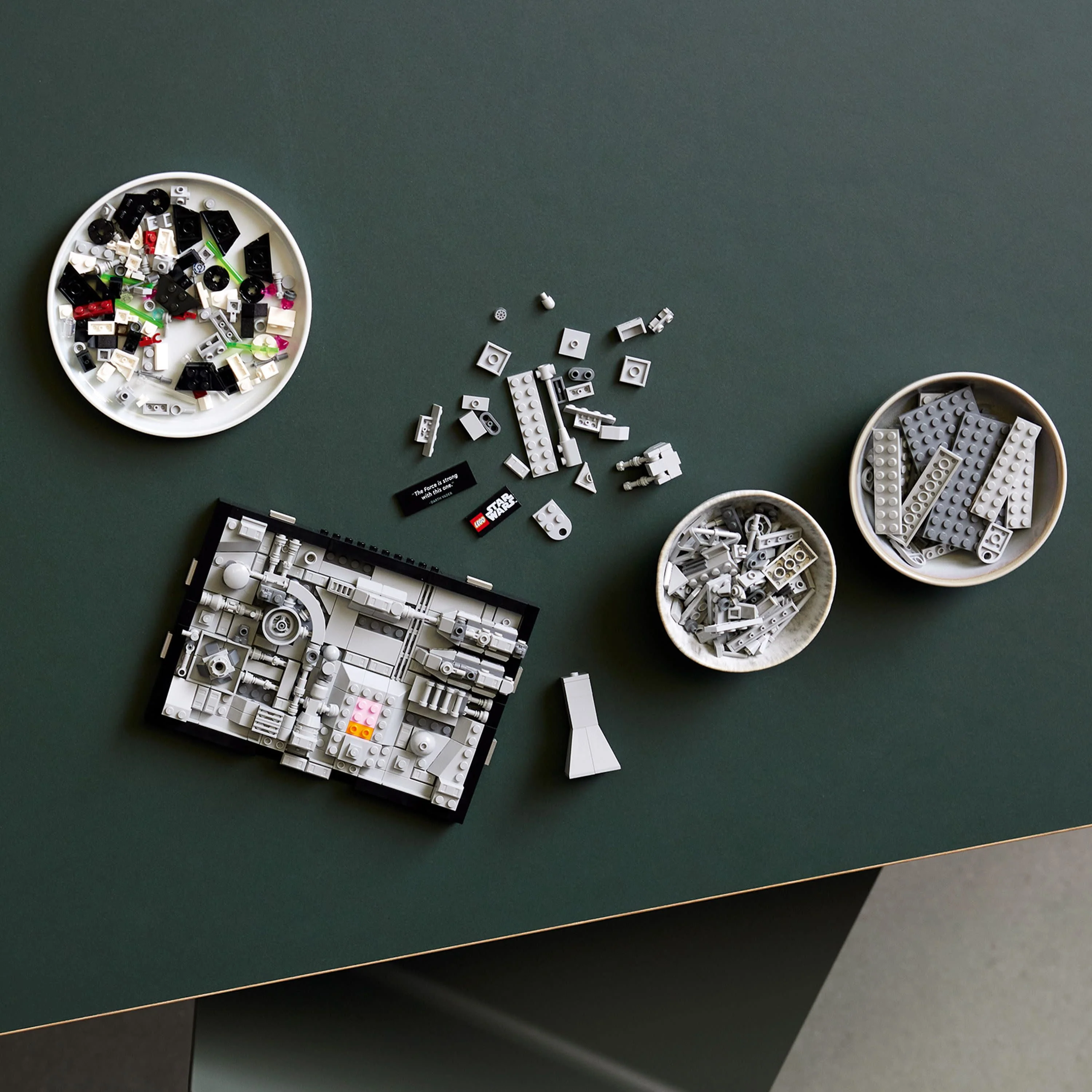 LEGO Star Wars Death Star Trench Run Diorama 75329 Set for Adults, Room Décor Memorabilia Gift with Darth Vader's TIE Advanced fighter