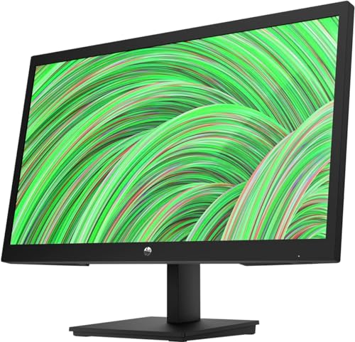 HP V22v G5 FreeSync Monitor 65P56AA#ABA Bundle with Docztorm Dock, FHD VA (1920x1080) 75Hz Display, 1 HDMI 1.4, 1 VGA, VESA Mount (100x100 mm), Ideal for Home & Business, Black (2024 Latest Model)