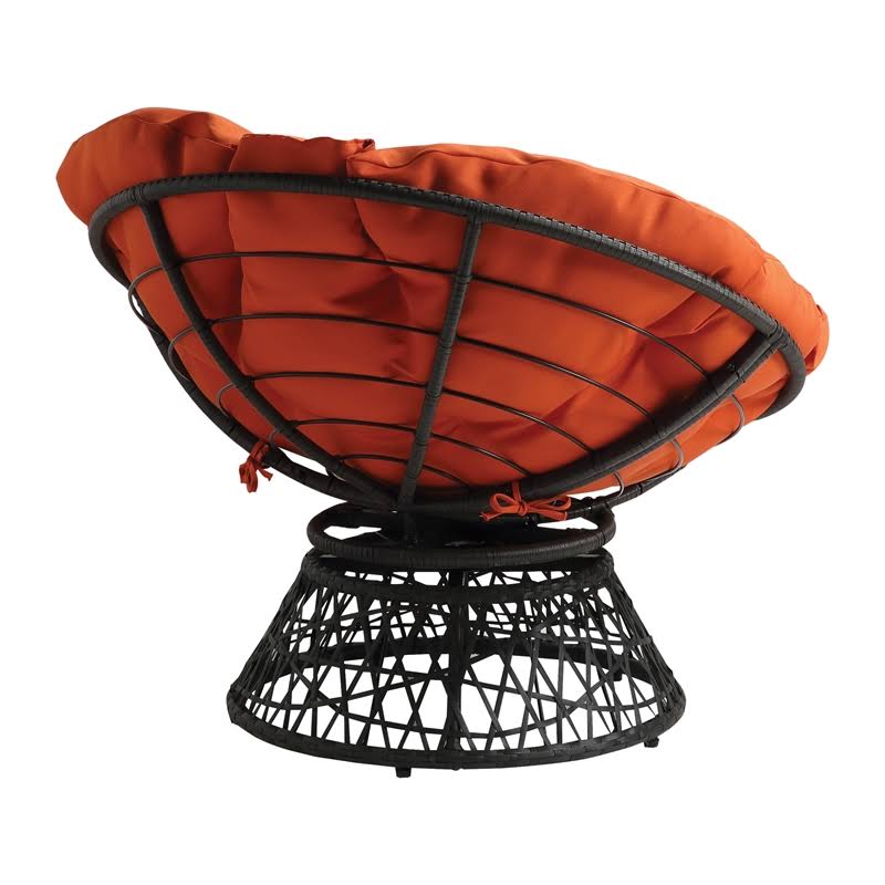 Osp Home Furnishings - Papasan Chair - Orange