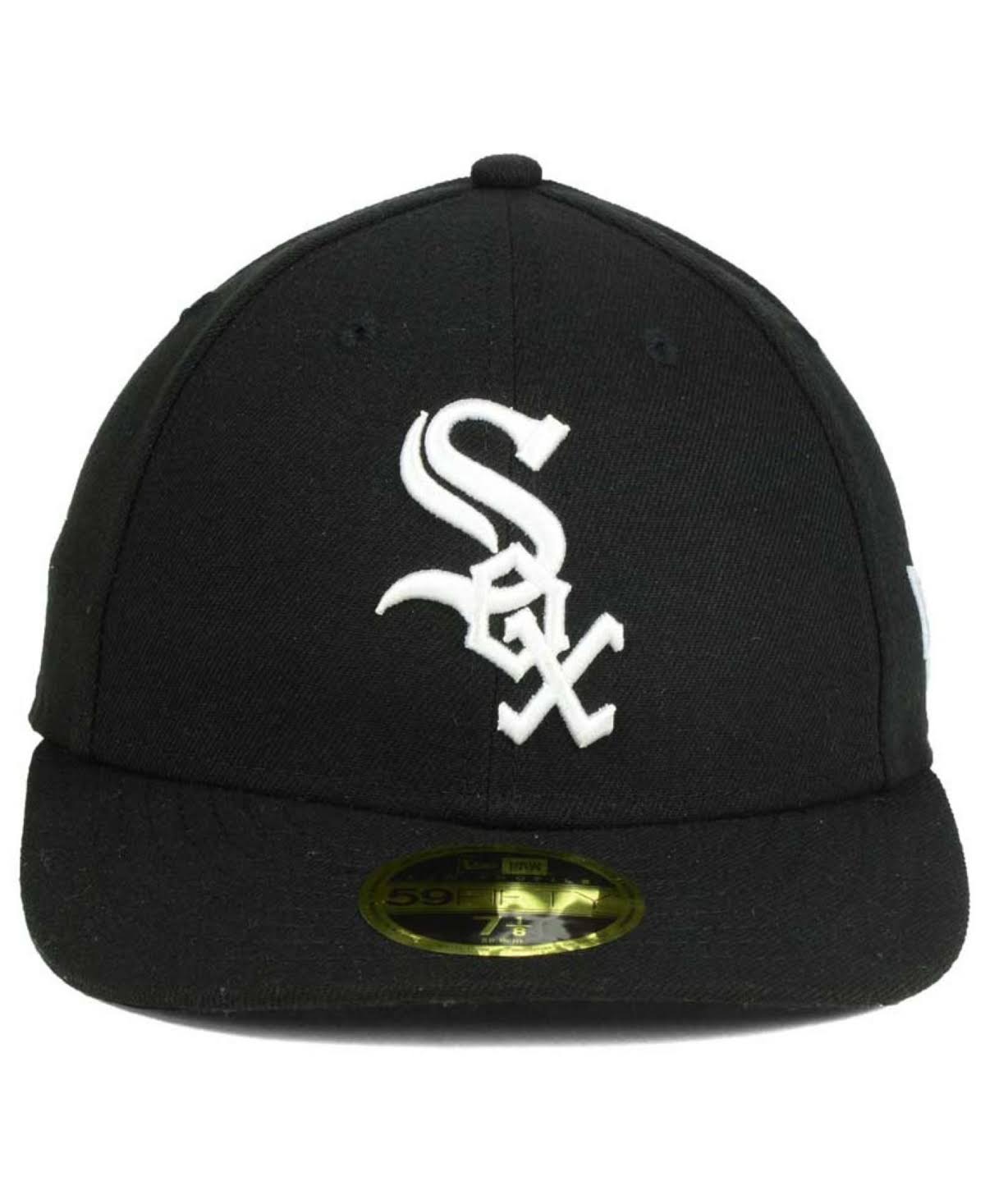 New Era Chicago White Sox Black Authentic Collection on Field Low Profile Game 59FIFTY Fitted Hat