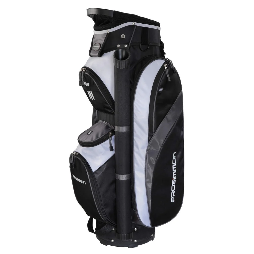 Prosimmon Tour 14 Way Cart Golf Bag Black, Red