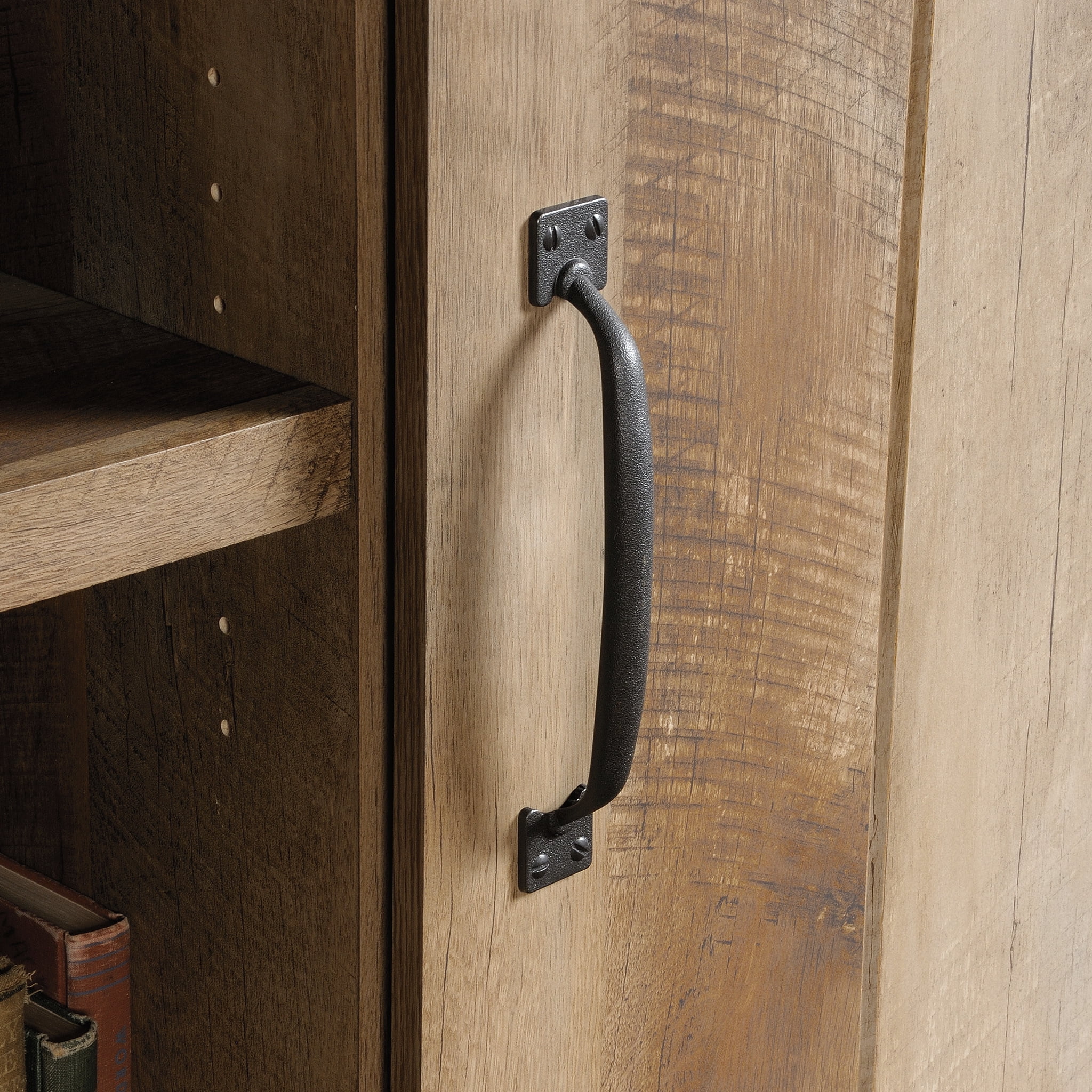 Sauder Adept Storage Cabinet, Craftsman Oak Finish