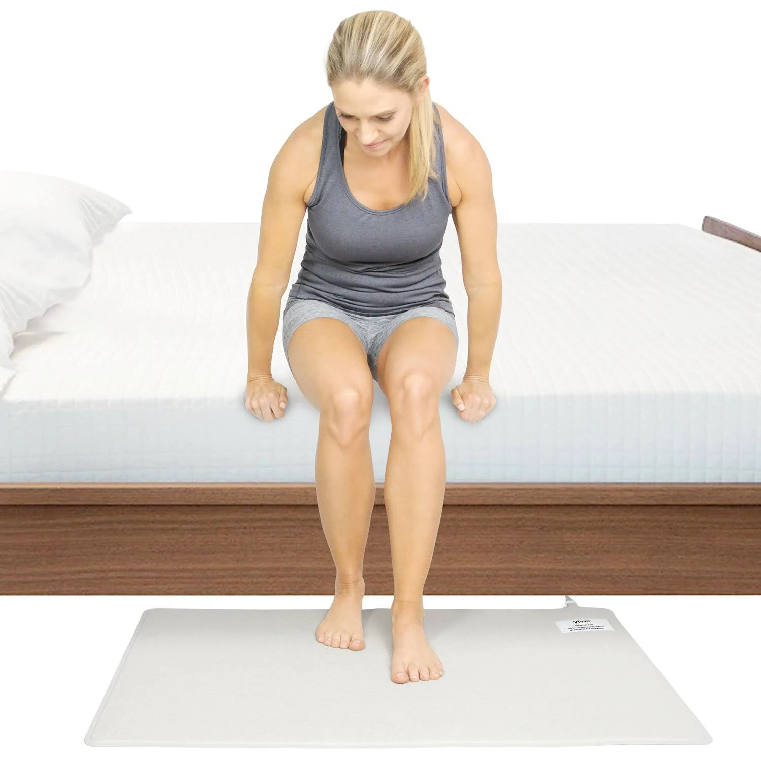 Vive Wireless Floor Alarm Mat Fall Sensor Kit Elderly Seniors Dementia Patients