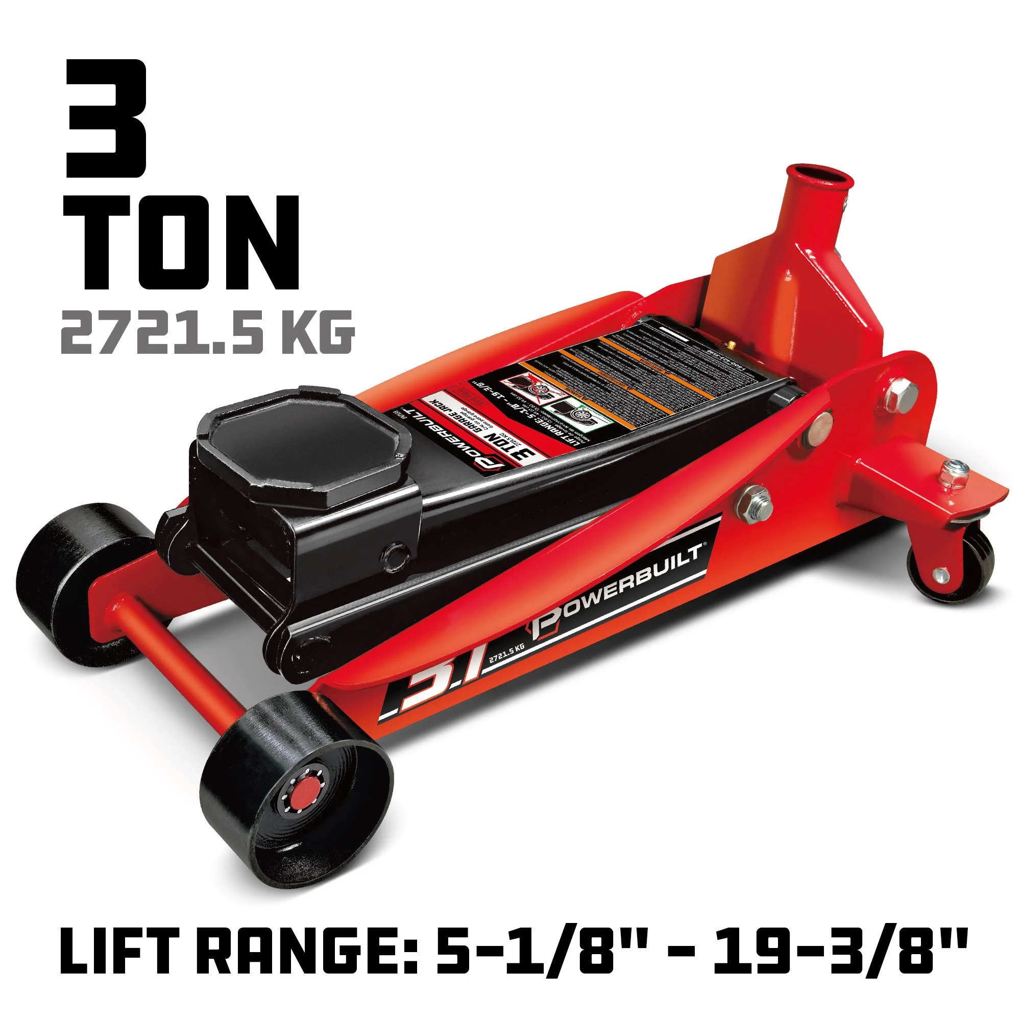 Powerbuilt 647593 3 Ton Floor Jack