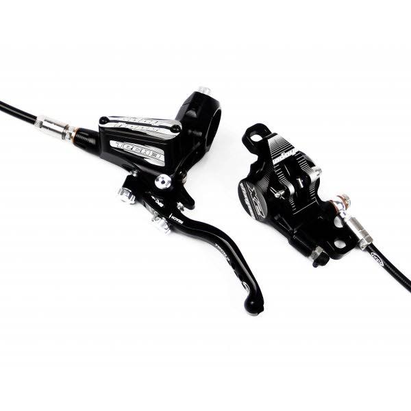 Hope Tech 3 X2 Brake (No Rotor) - Right Hand - Front - Black