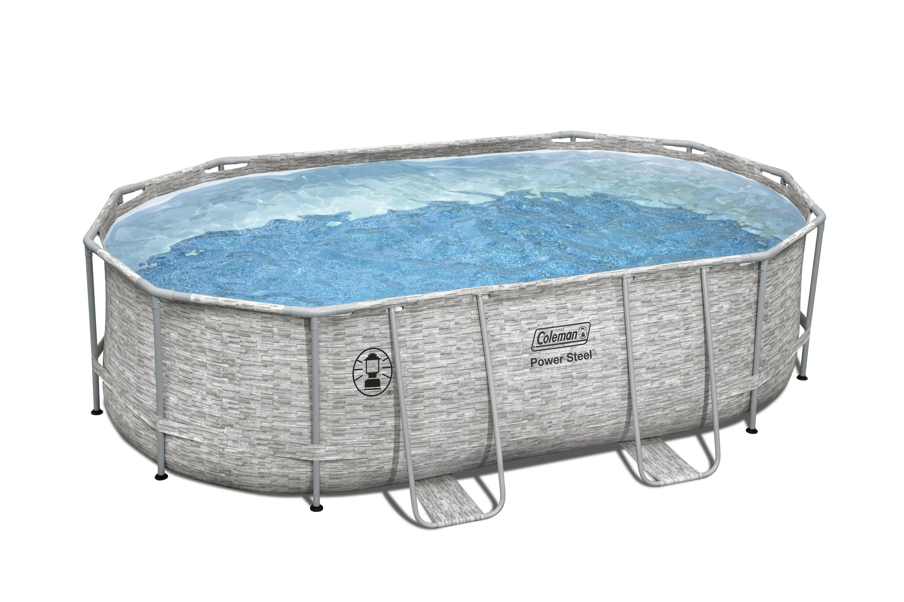 Coleman Power Steel Frame 16' x 10' x 48 Oval Pool Set