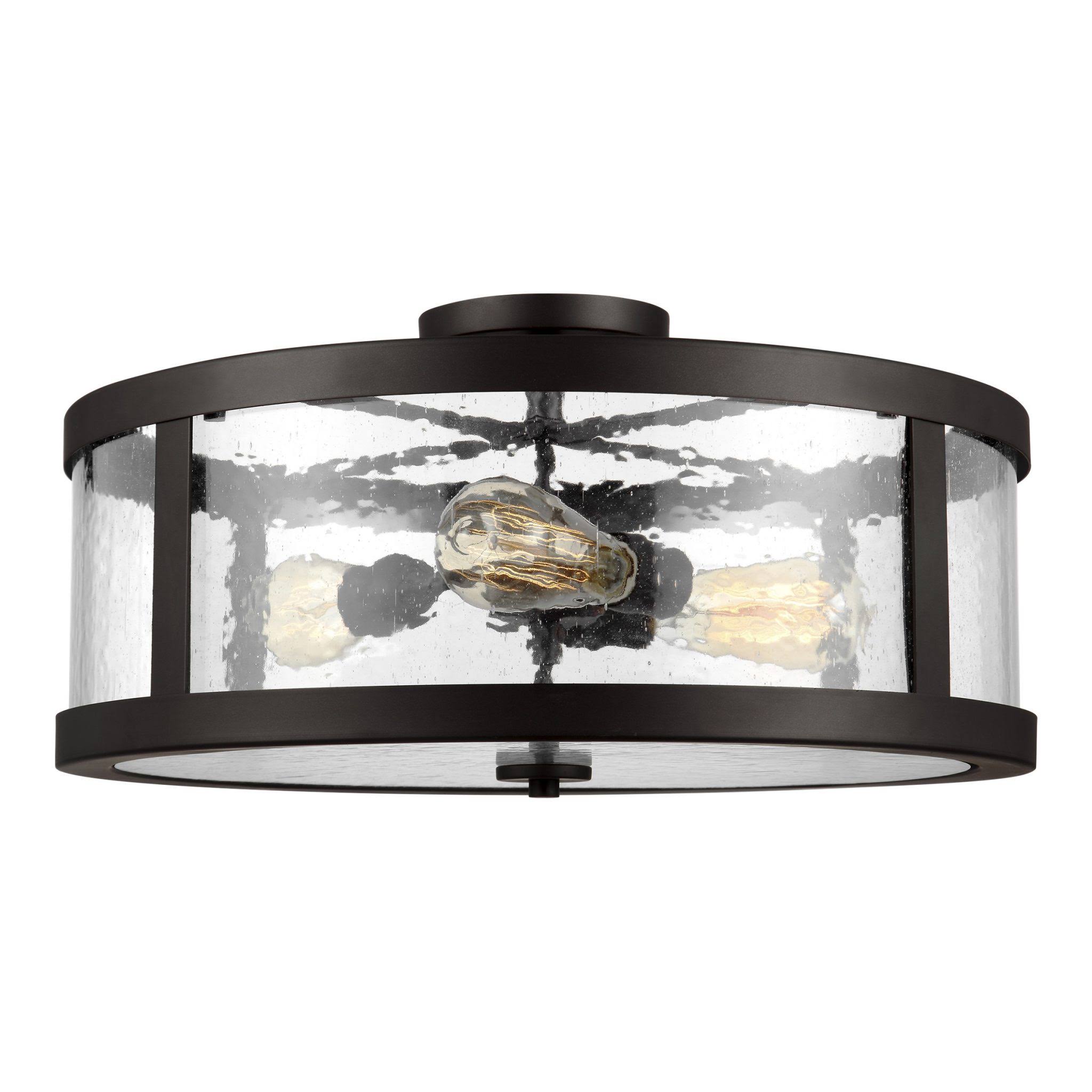 Generation Lighting Feiss Harrow 19 Inch 3 Light Semi Flush Mount