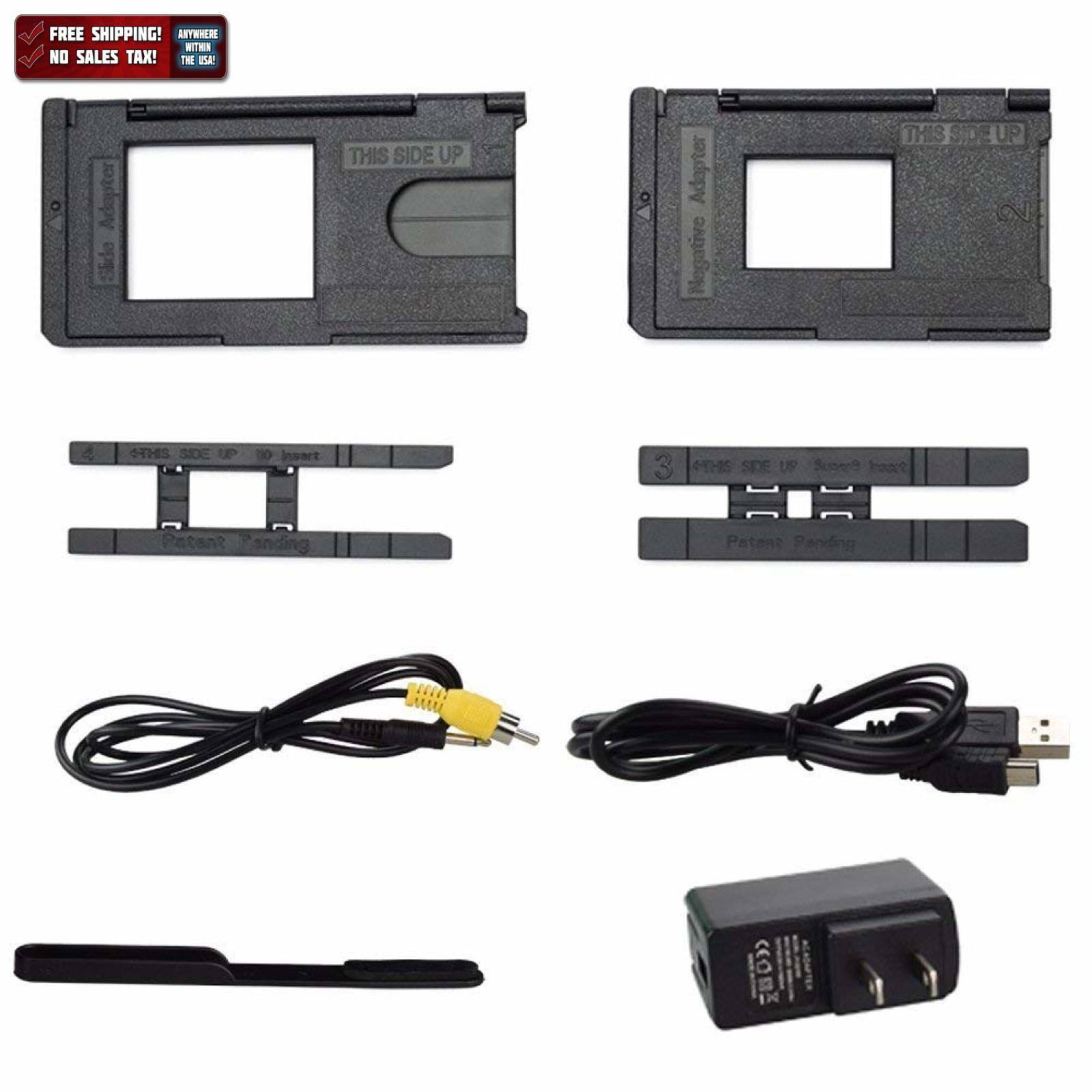 22MP All-in-1 Film u0026 Slide Scanner, 35mm 135 110 126 and Super 8 Films/Slides/Negatives Converter