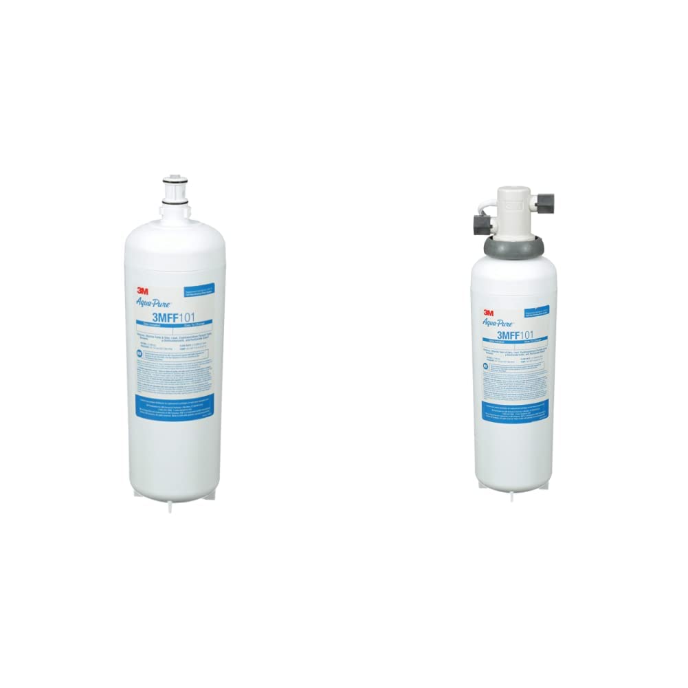 3M Aqua-Pure Under Sink Full Flow Drinking Water Filter System 3MFF100 and Replacement Filter 3MFF101