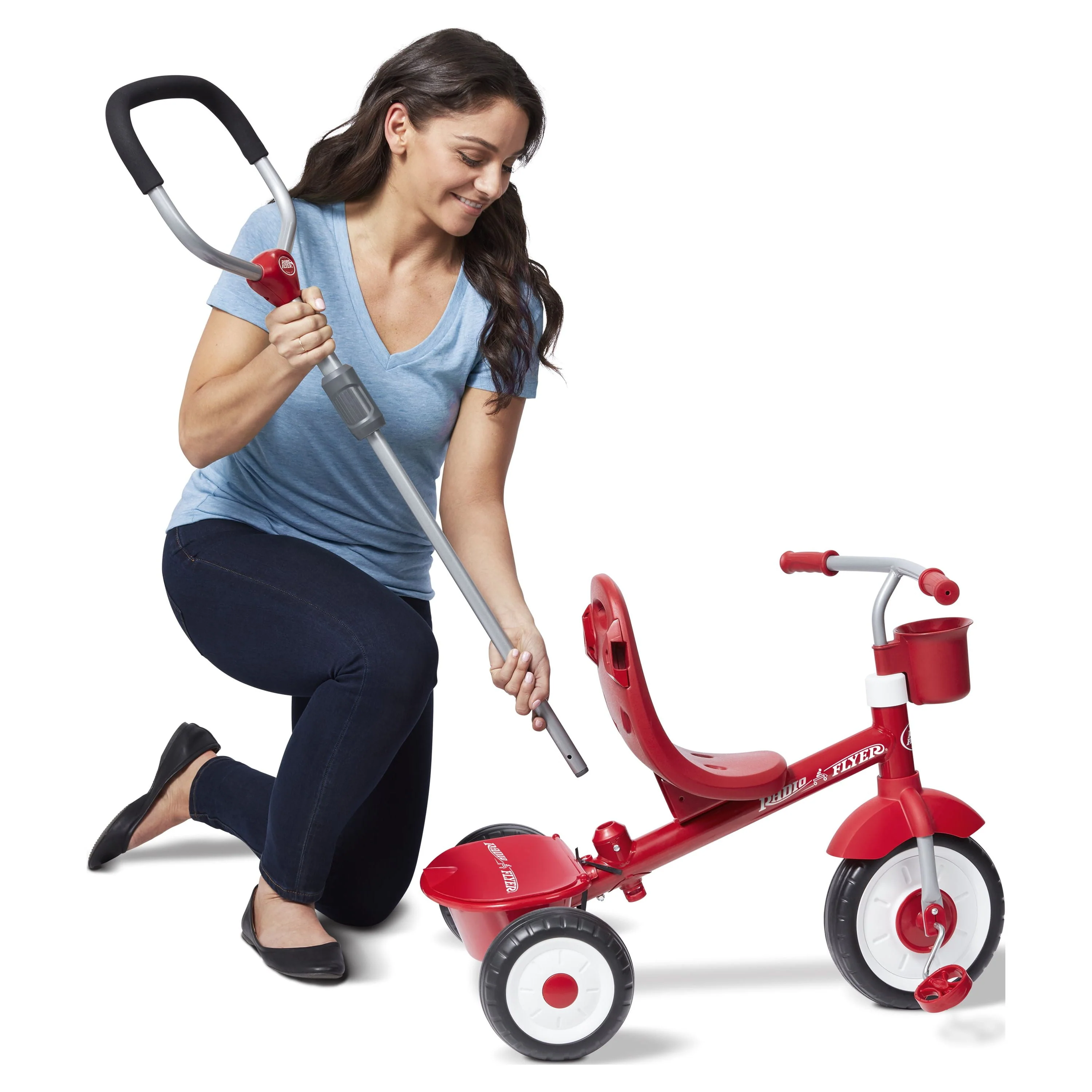 Radio Flyer, 4-in-1 Stroll 'n Trike, Grows with Child, Red