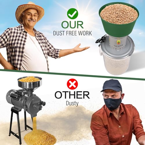 Electric Grain Mill Grinder, Flour Mill Grain Grinders, Widely Used Grinder Electric at Home Farm for Corn Wheat Feed