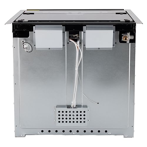 RecPro RV Stove | Gas Range 21" Tall | Optional Vented Range Hood | Black or Silver Color Options