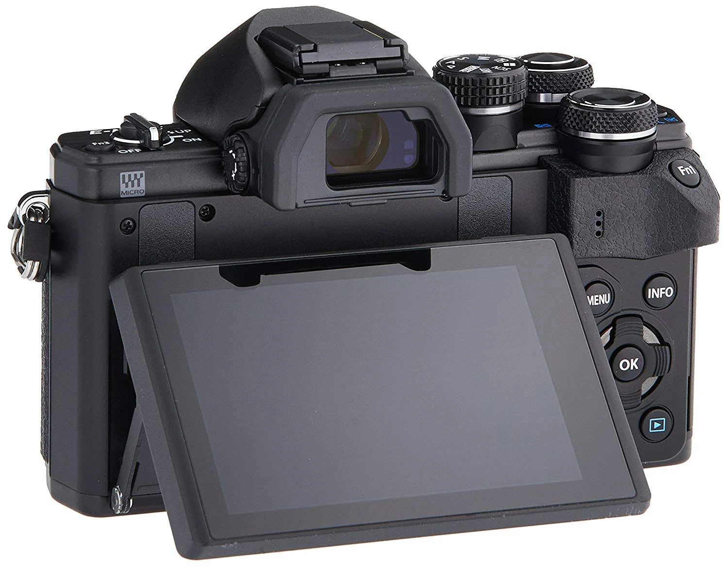 Olympus E-M10 Mark II Two Lens Kit Black Body with 14-42mm IIR u0026 40-150mm f4.0-5.6 R Black Lenses