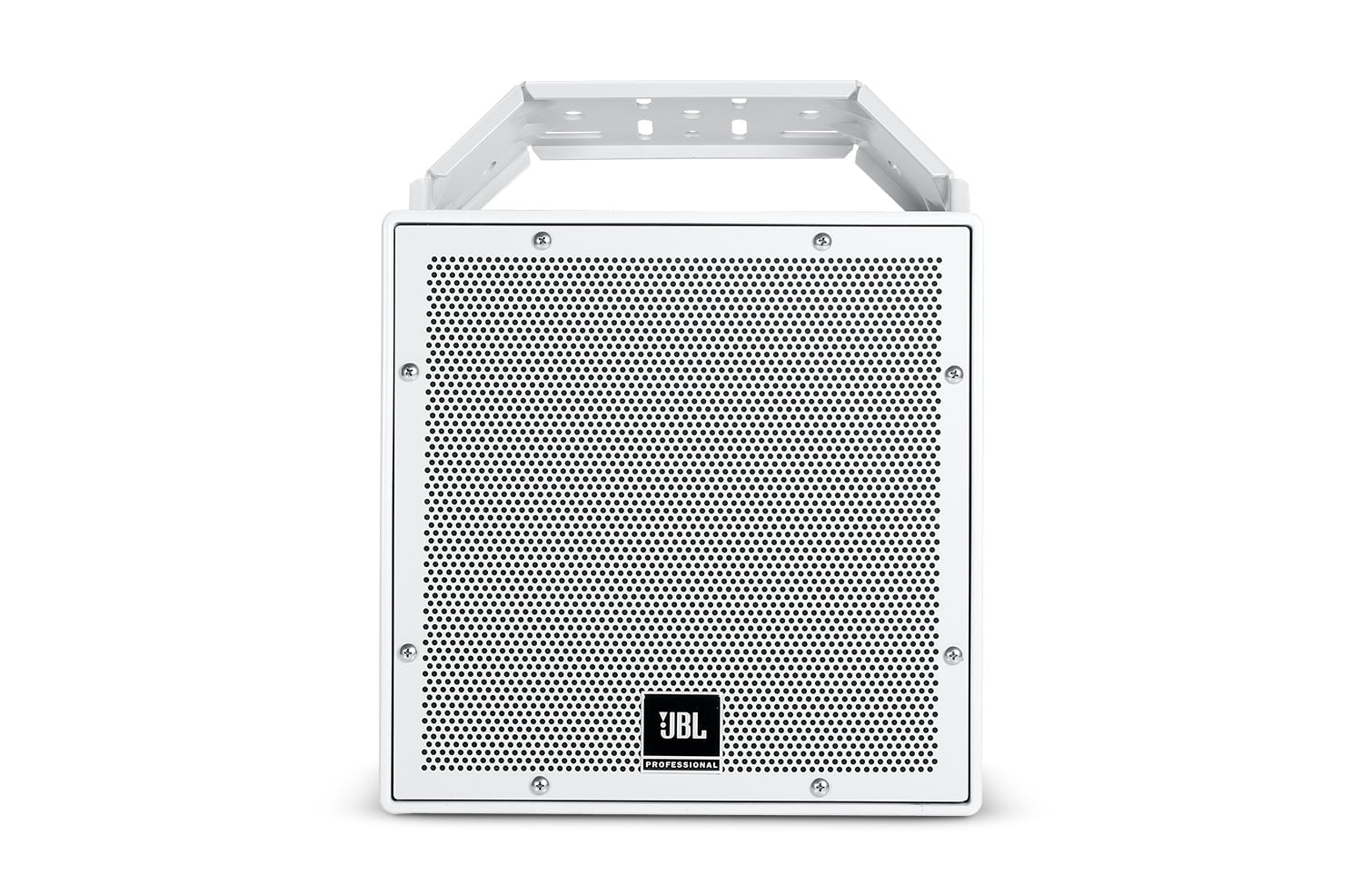 (2) JBL AWC82 8" White Indoor/Outdoor 70V Surface Mount Commercial Speakers