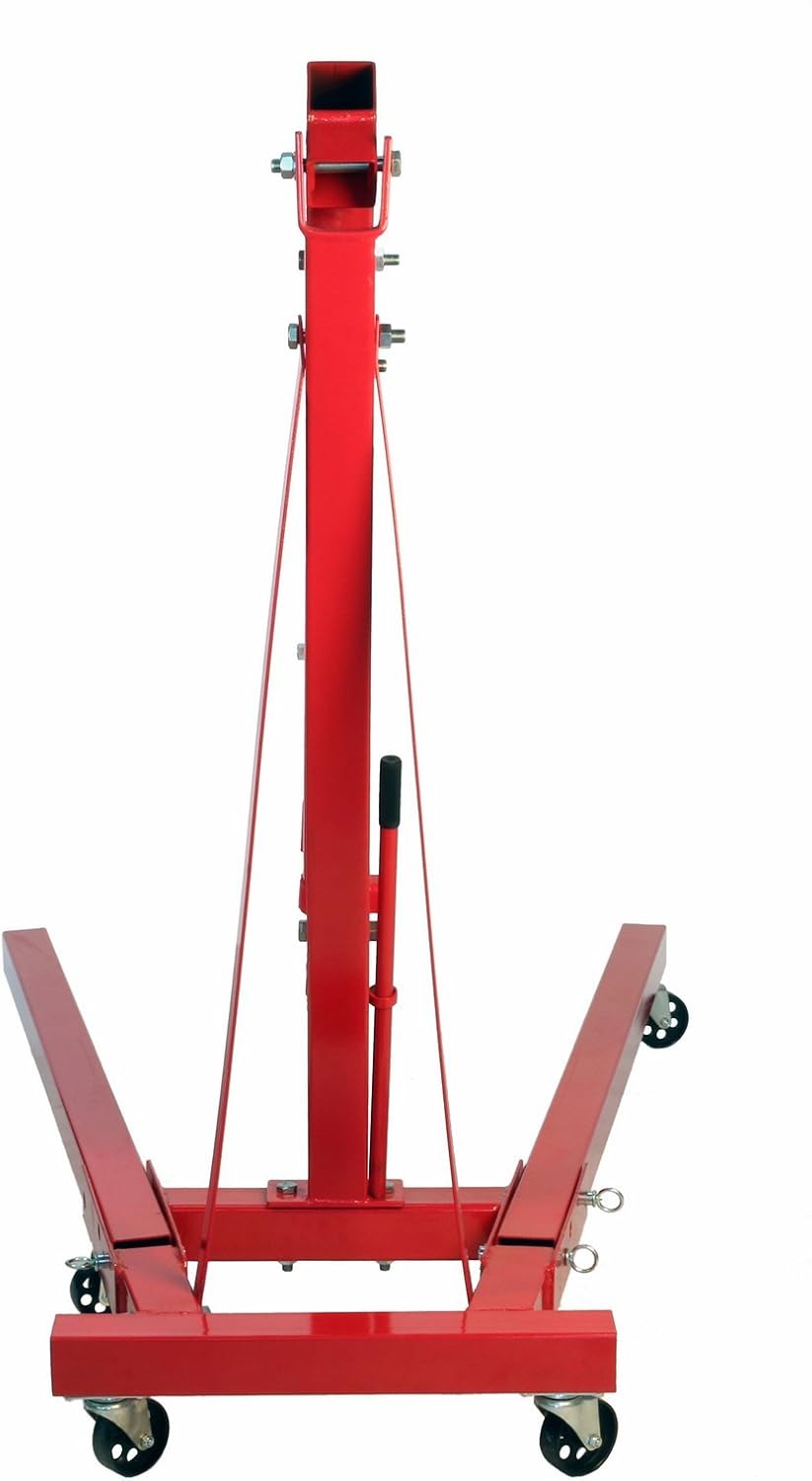 Dragway Tools 2 Ton Folding Hydraulic Engine Hoist Cherry Picker Shop Crane Hoist Lift