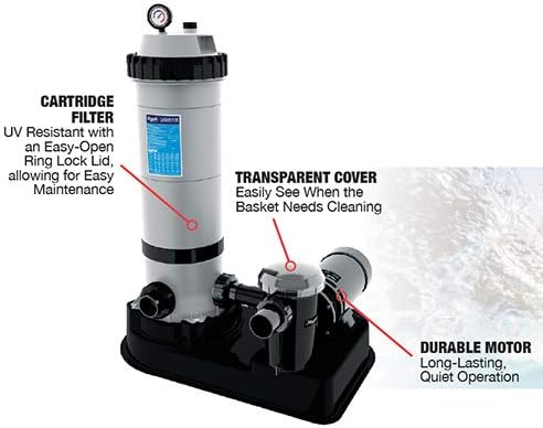 Raypak Protege 100 ft. Cartridge System with 1 HP Pump for Above Ground Pool