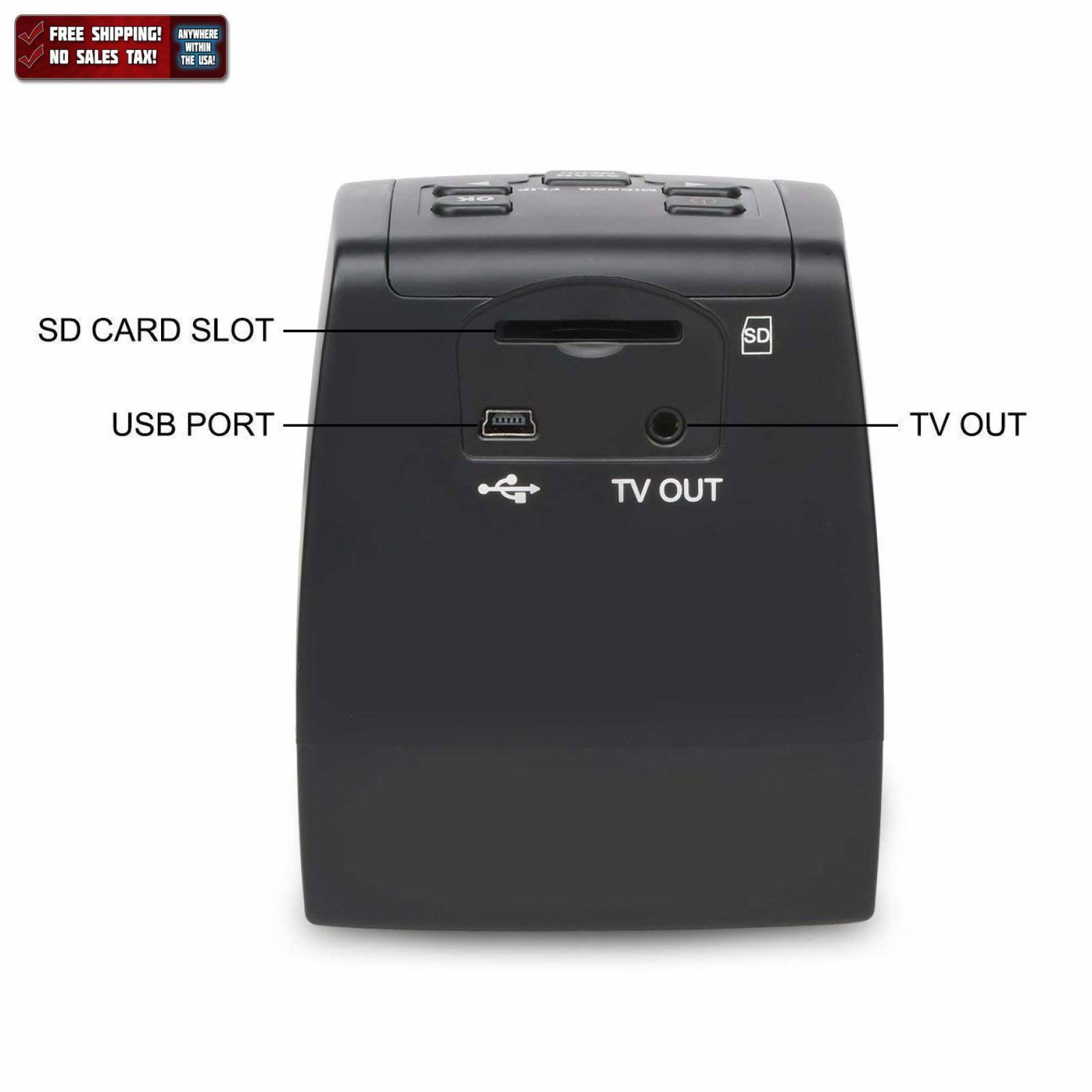 22MP All-in-1 Film u0026 Slide Scanner, 35mm 135 110 126 and Super 8 Films/Slides/Negatives Converter