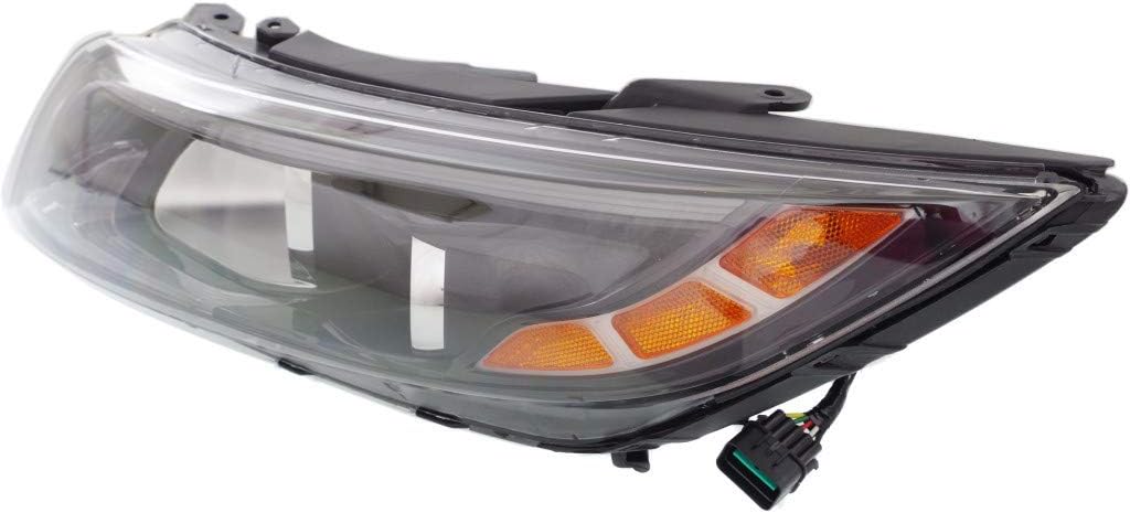 For Kia Optima Headlight Assembly 2014 2015 Driver Side Halogen KI2502175 | 921014C500