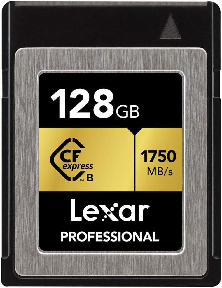 Lexar LCFX10-128CRBNA 128GB Professional CFexpress CFX Type B Memory Card 2 Pack